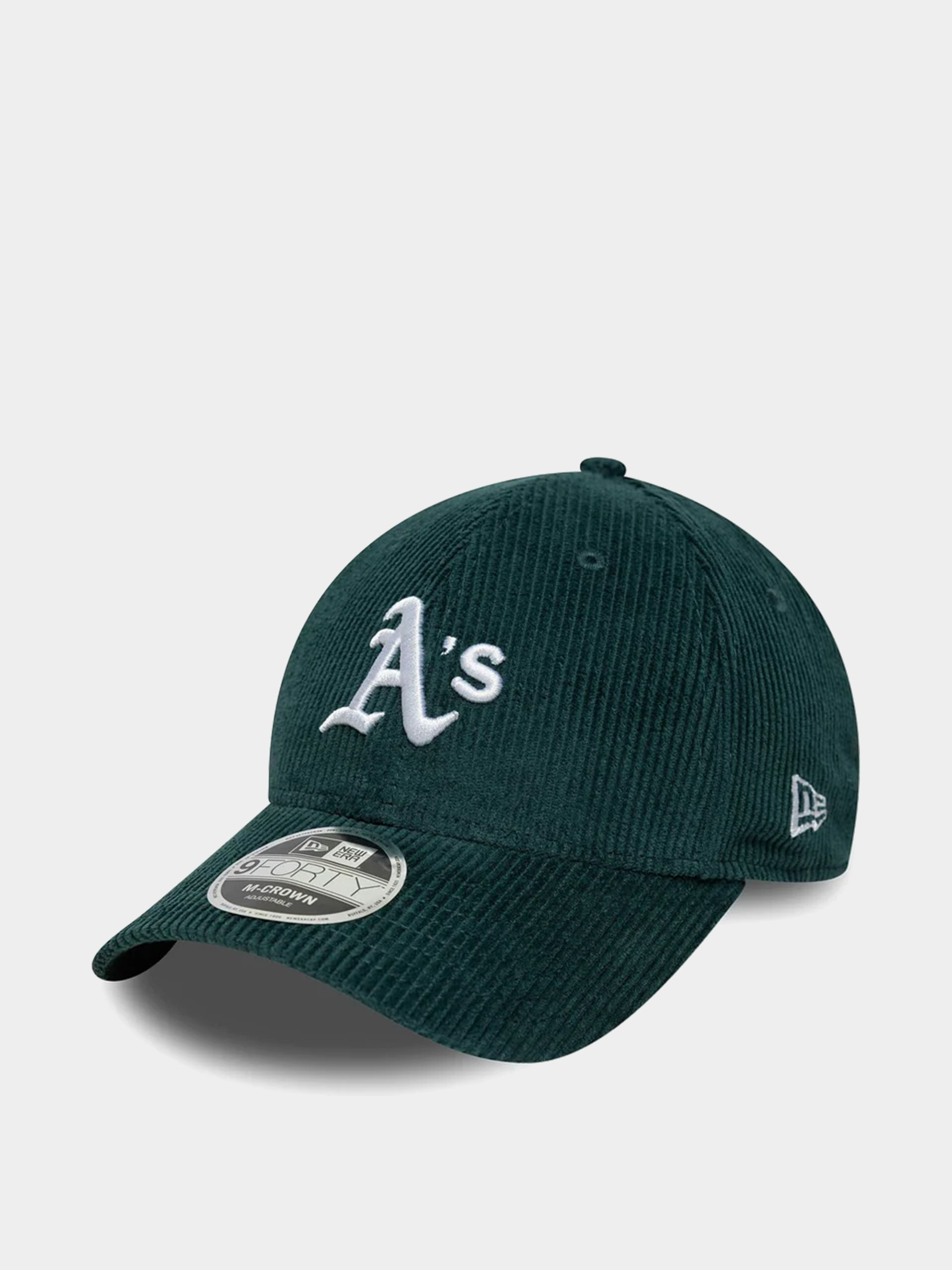 Кепка New Era Cord 9Forty Mcrown Oakland Athletics (dark green)