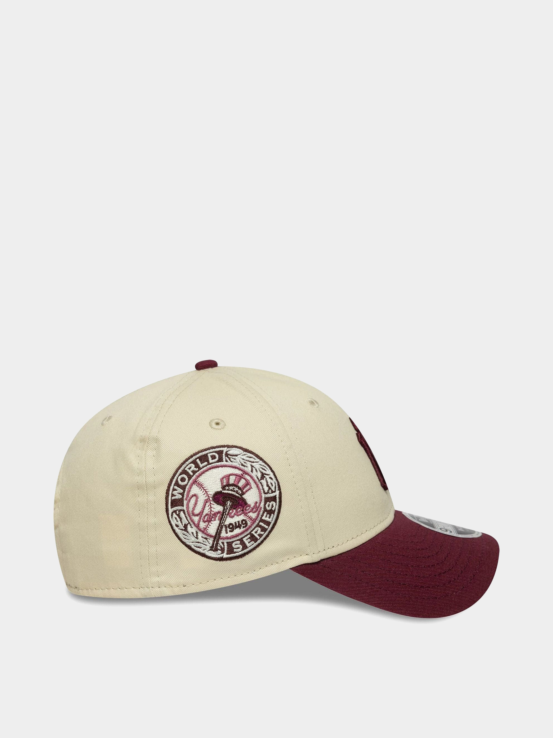 Кепка New Era Ws Patch 9Forty Mc New York Yankees (light cream/burgundy)