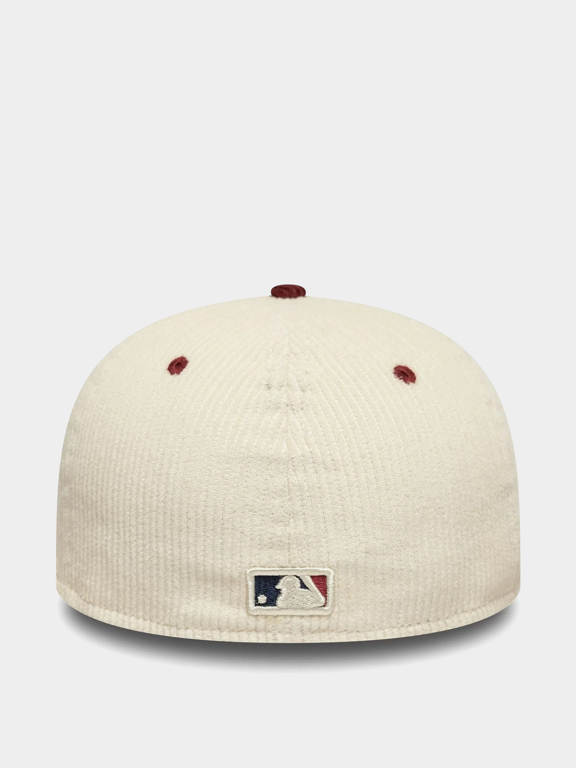 Кепка New Era Mlb Cord 59Fifty Lp New York Yankees (light cream/burgundy)