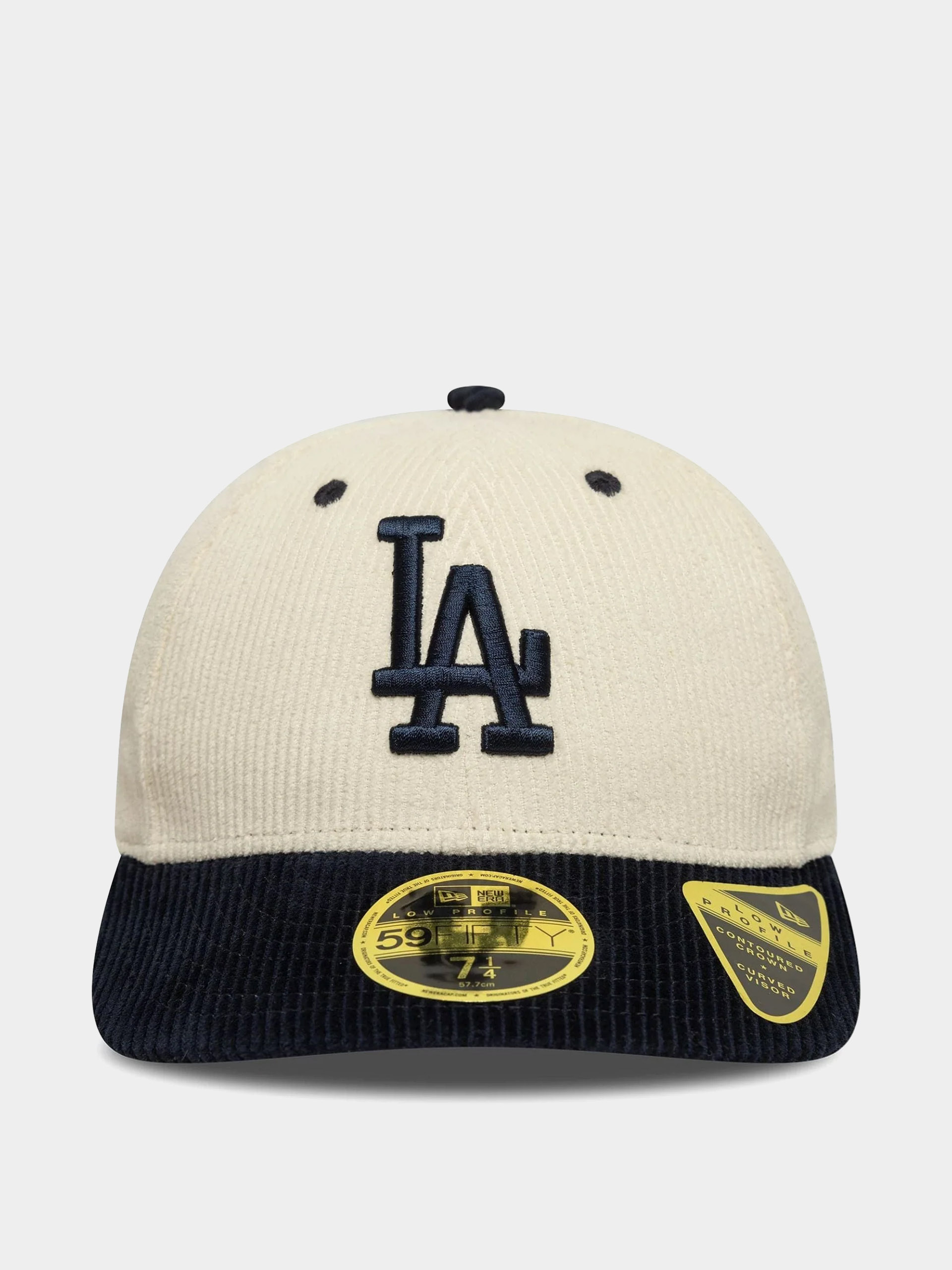 Кепка New Era Mlb Cord 59Fifty Lp Los Angeles Dodgers (light cream/navy)