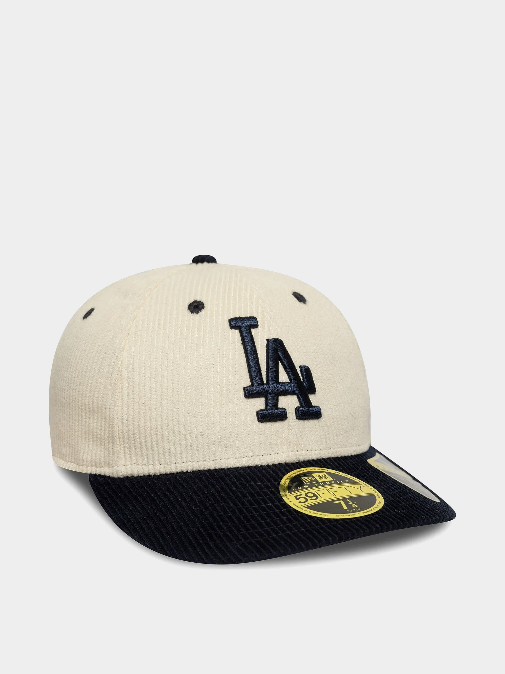 Кепка New Era Mlb Cord 59Fifty Lp Los Angeles Dodgers (light cream/navy)