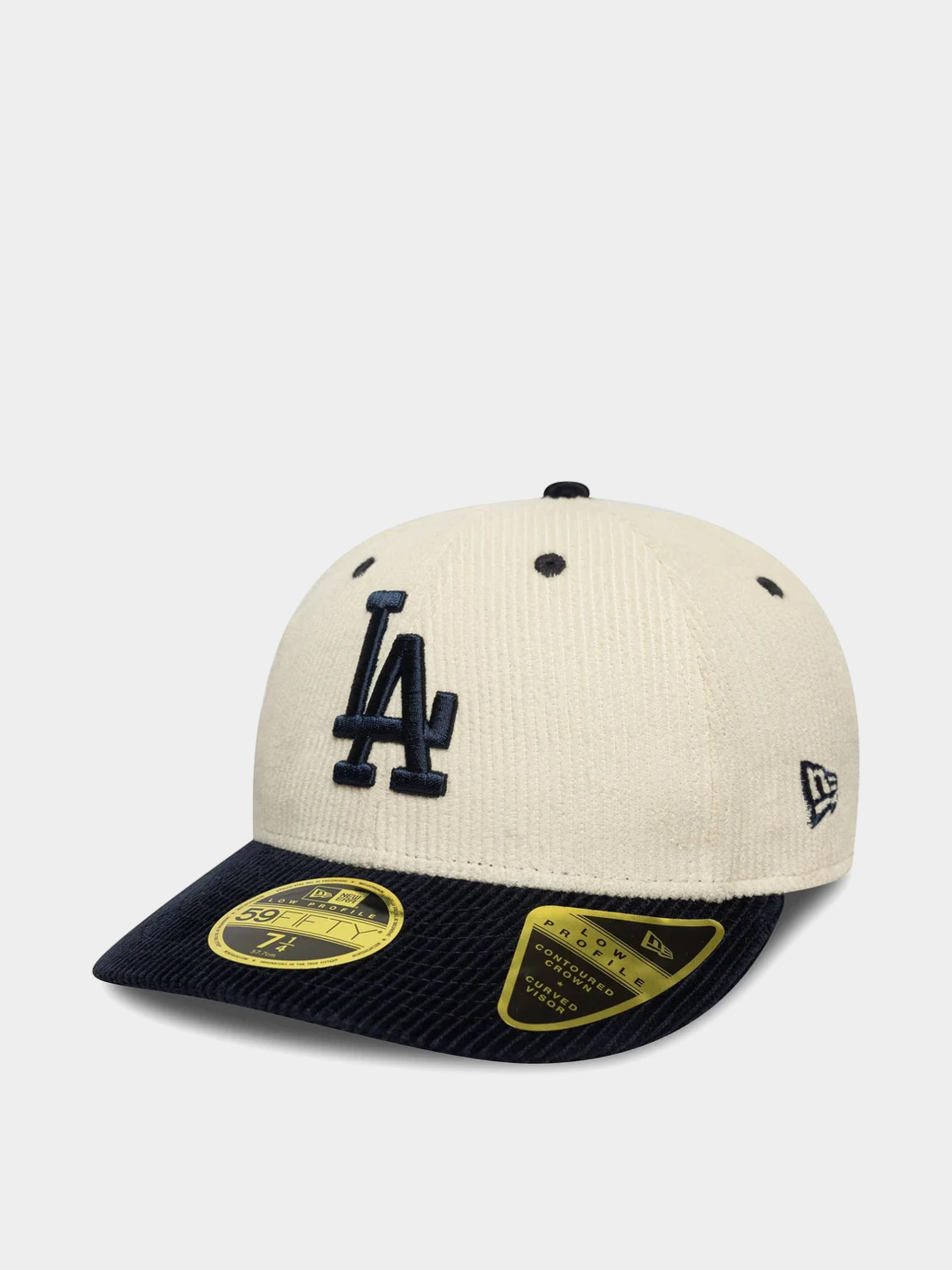 Кепка New Era Mlb Cord 59Fifty Lp Los Angeles Dodgers (light cream/navy)