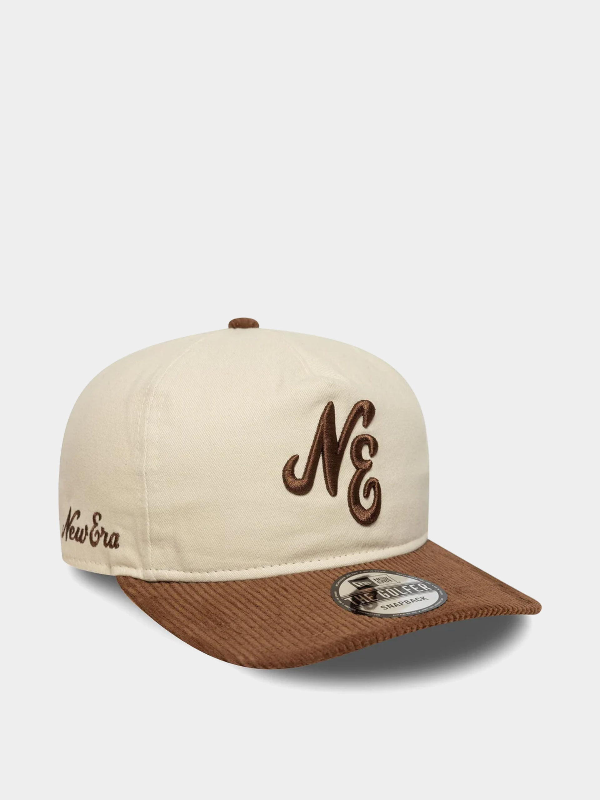 Кепка New Era Contrast Cord 19Twenty (stone/brown)