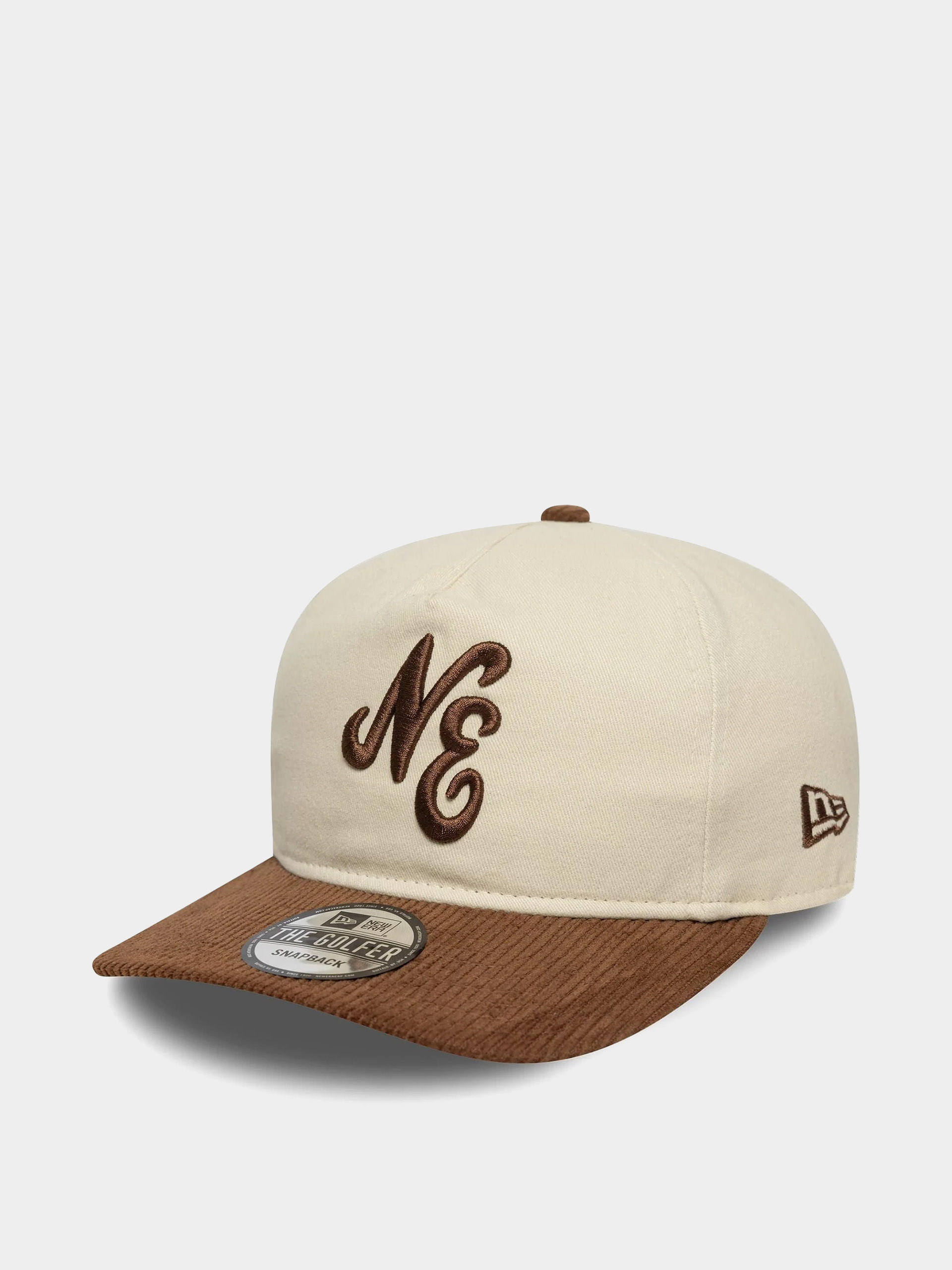 Кепка New Era Contrast Cord 19Twenty (stone/brown)