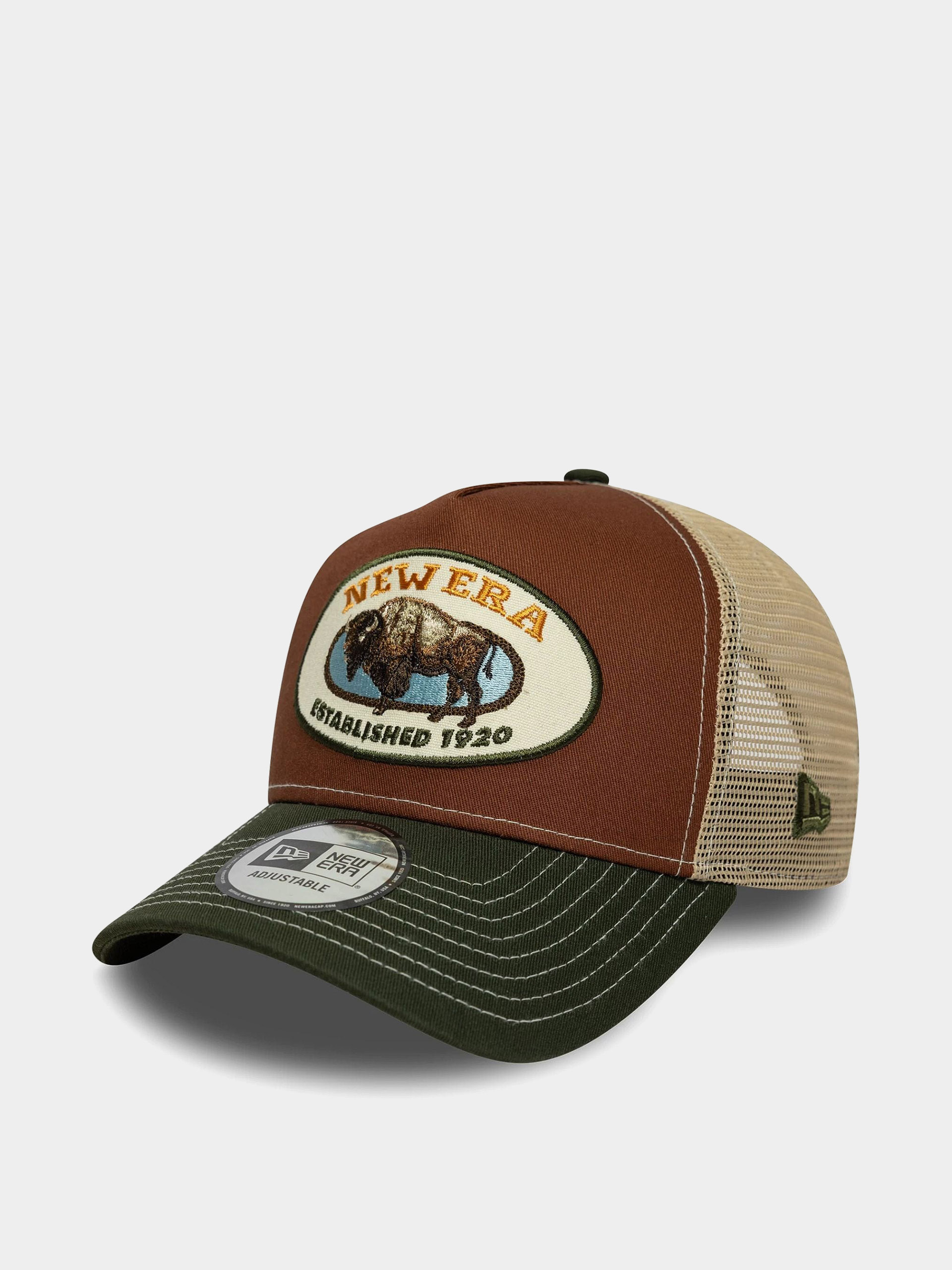 Кепка New Era Animal Patch Trucker (brown)