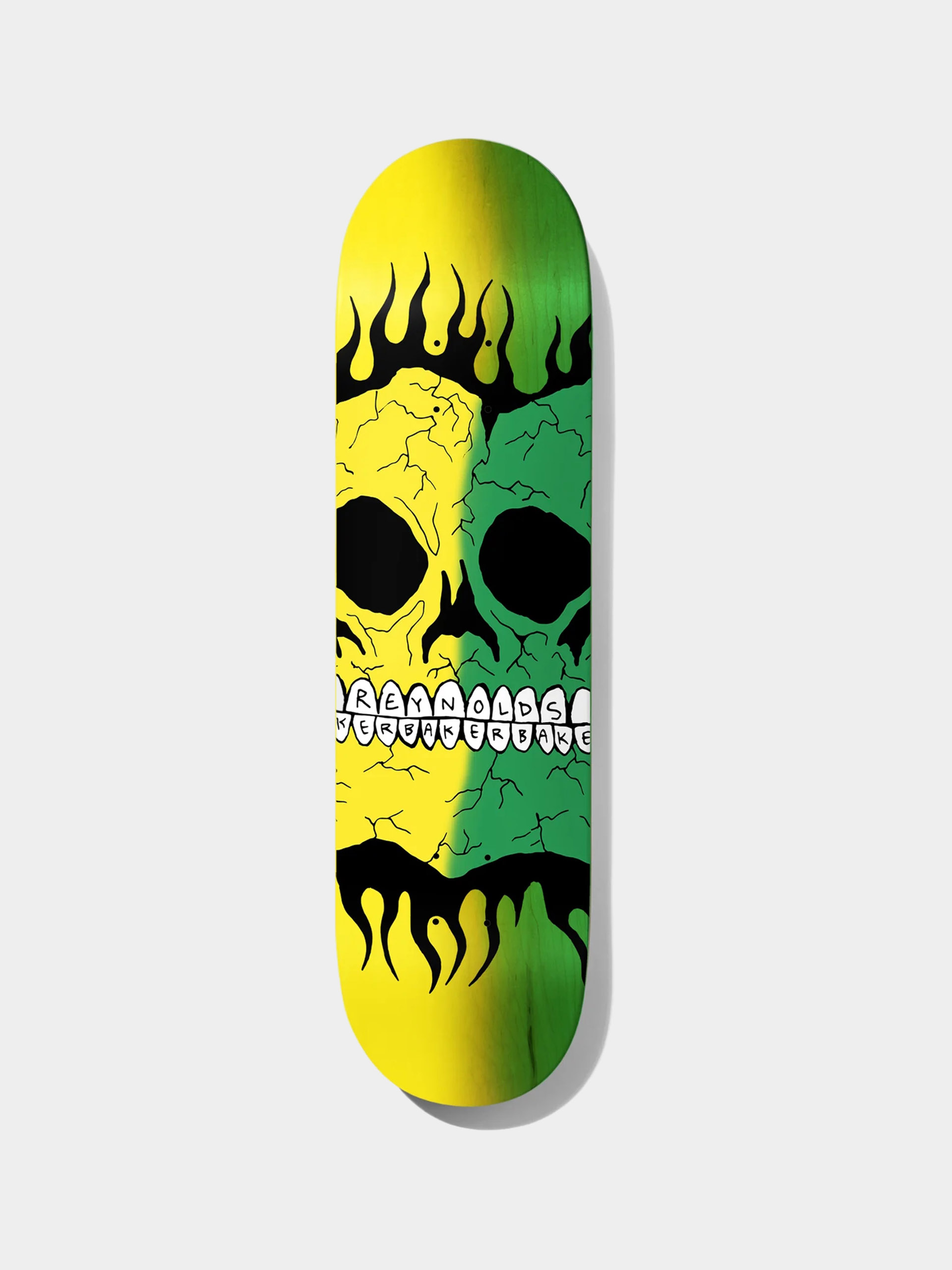 Декa Baker Rasta Skull (yellow/green)