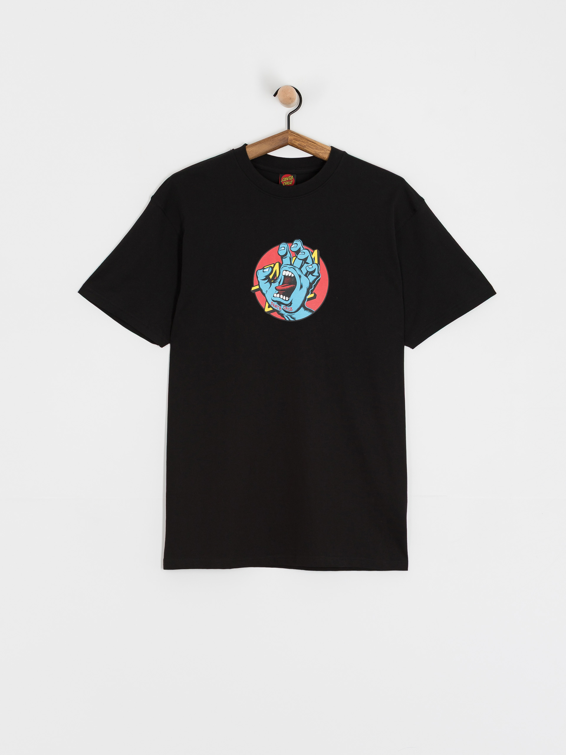 Футболка Santa Cruz Hand Dot Front (black)