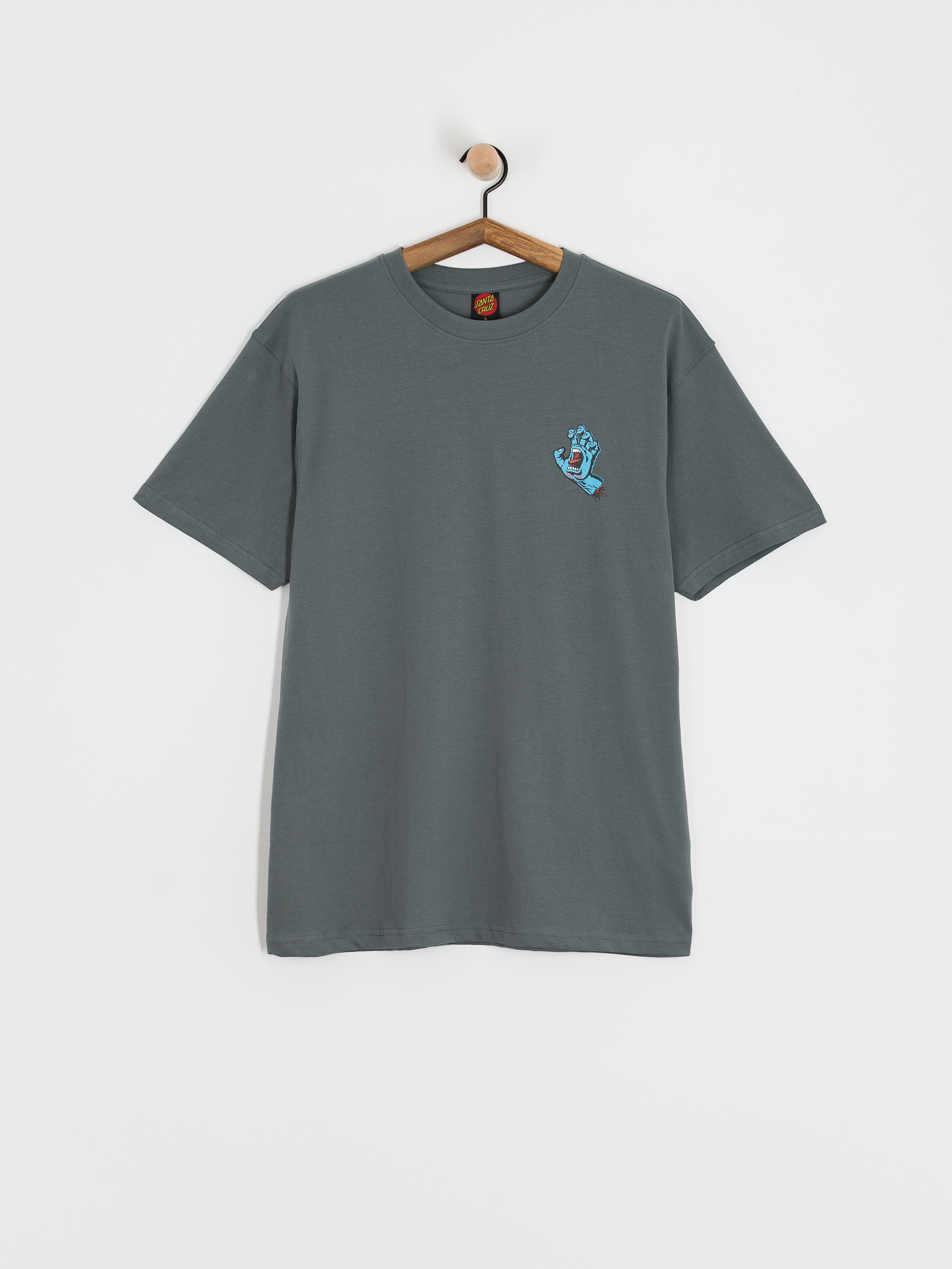 Футболка Santa Cruz Screaming Hand Chest (storm grey)