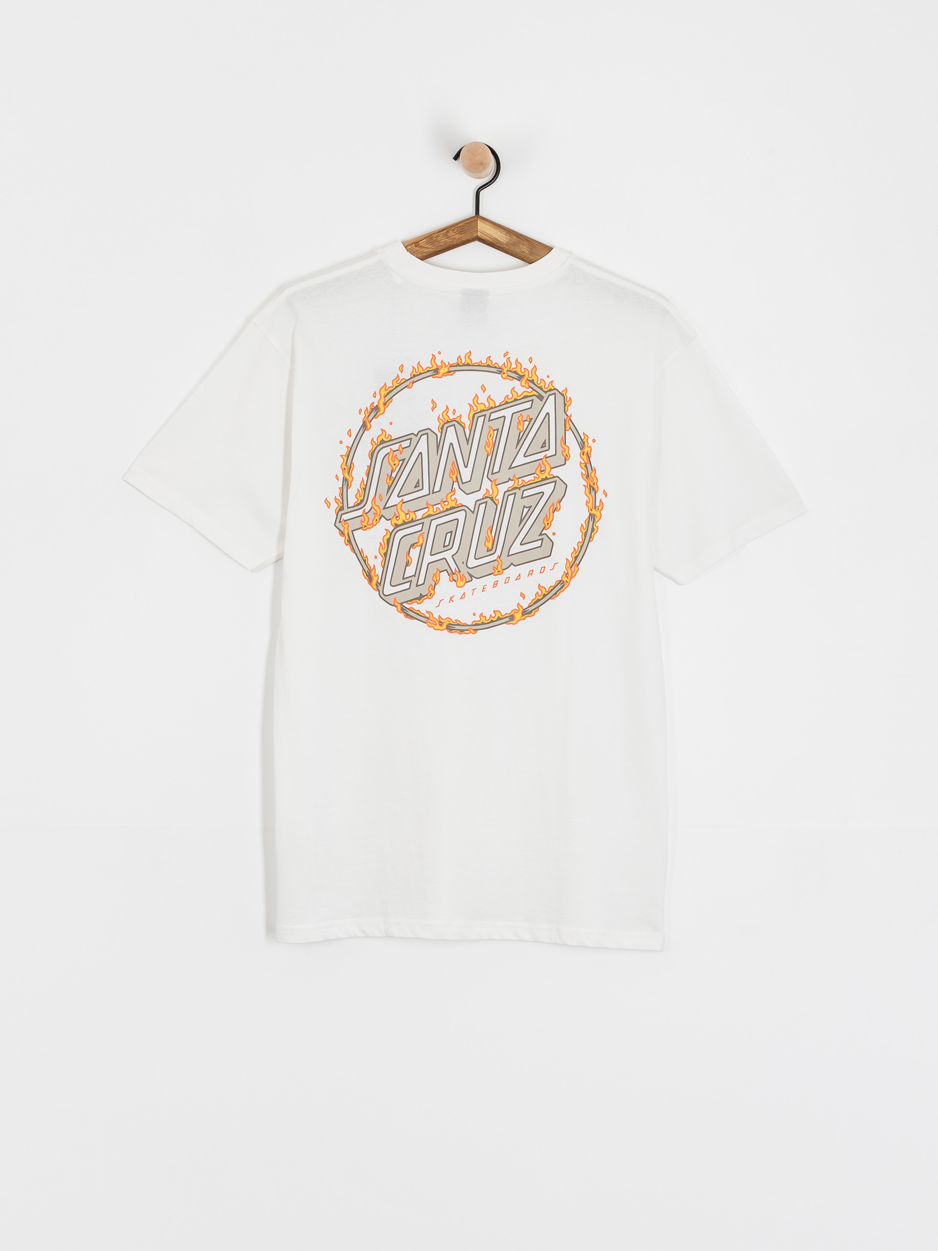 Футболка Santa Cruz Burnt Opus Ovrszd (white)