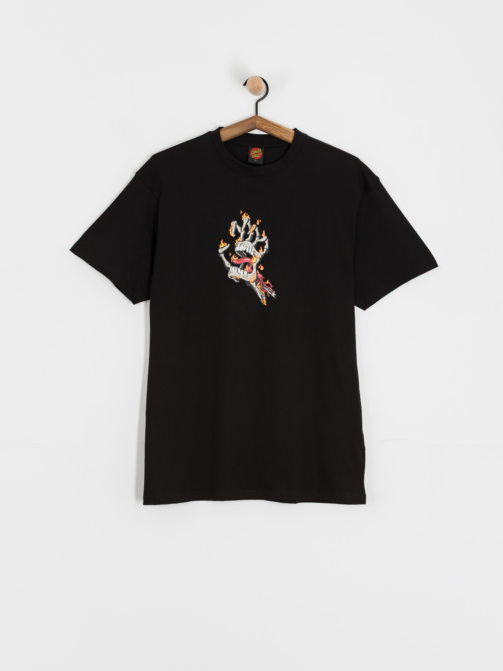 Футболка Santa Cruz Burnt Bone Hand (black)