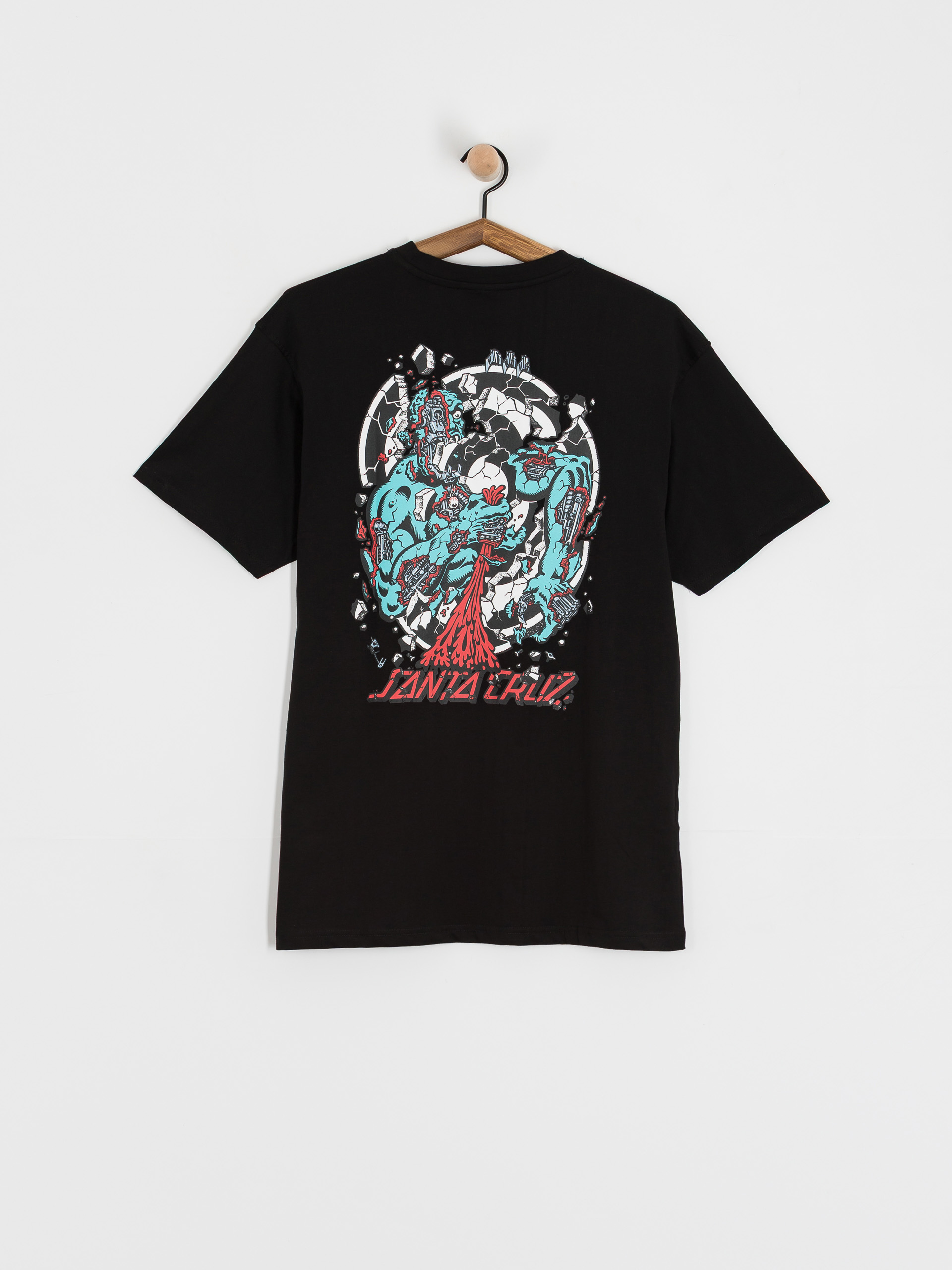 Футболка Santa Cruz Roskopp Dissect Strip (black)