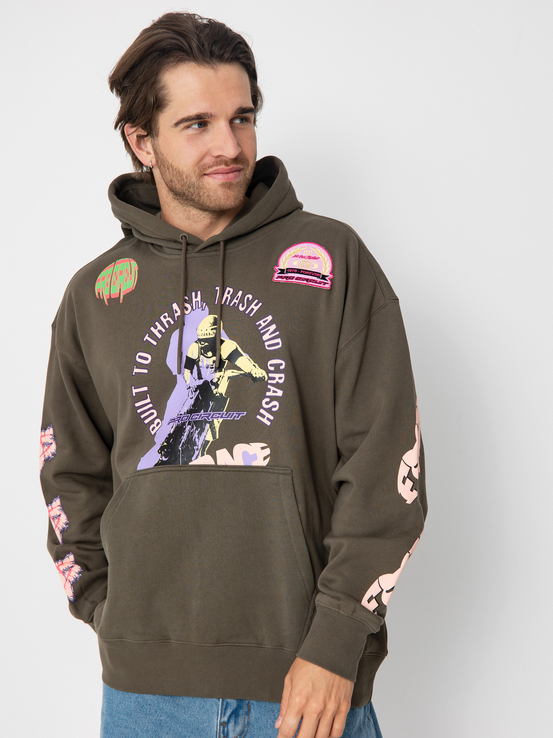 Худі Fox Pro Circuit Oversized HD (military)