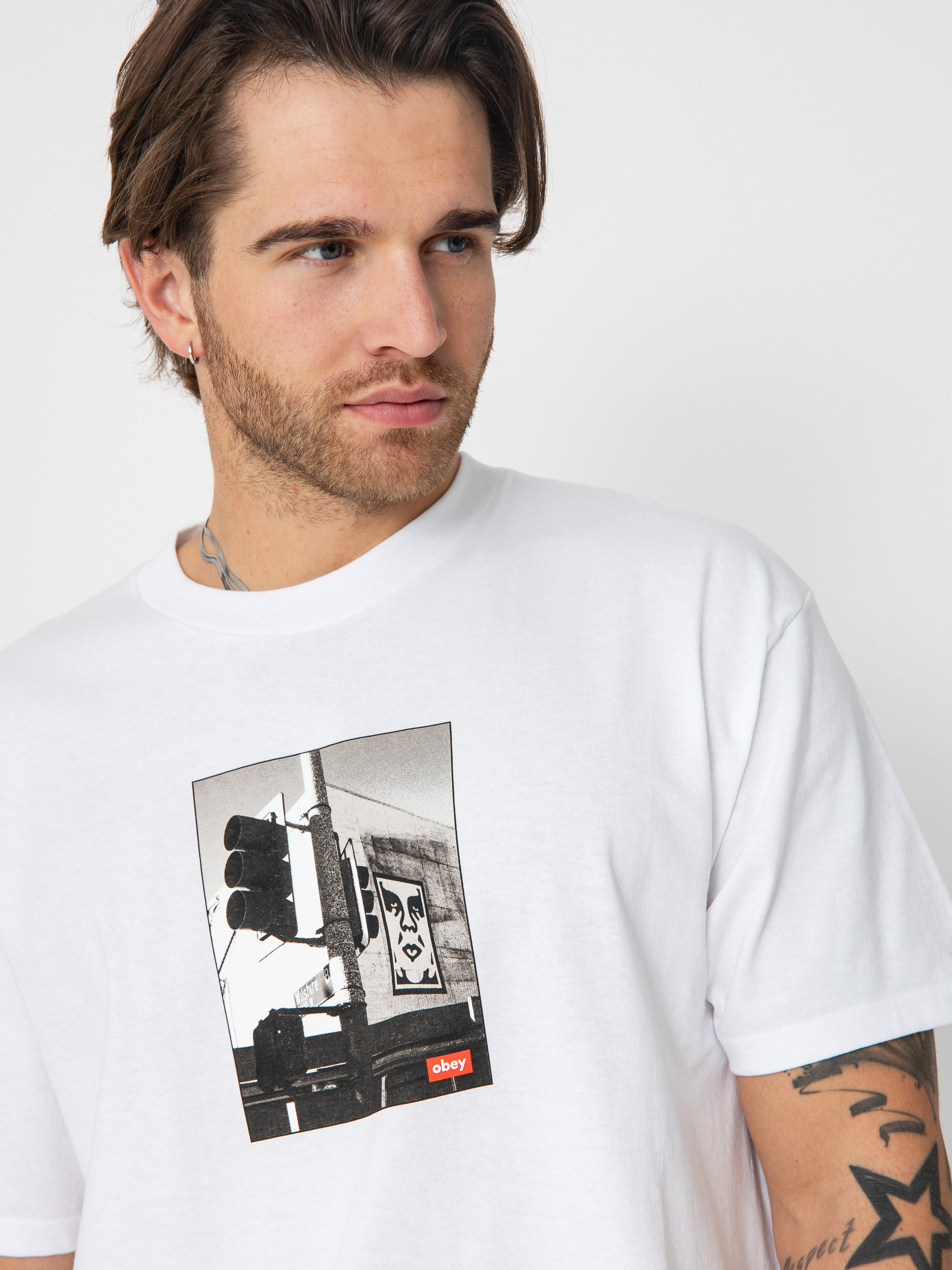 Футболка OBEY Obey Los Angeles Photo (white)