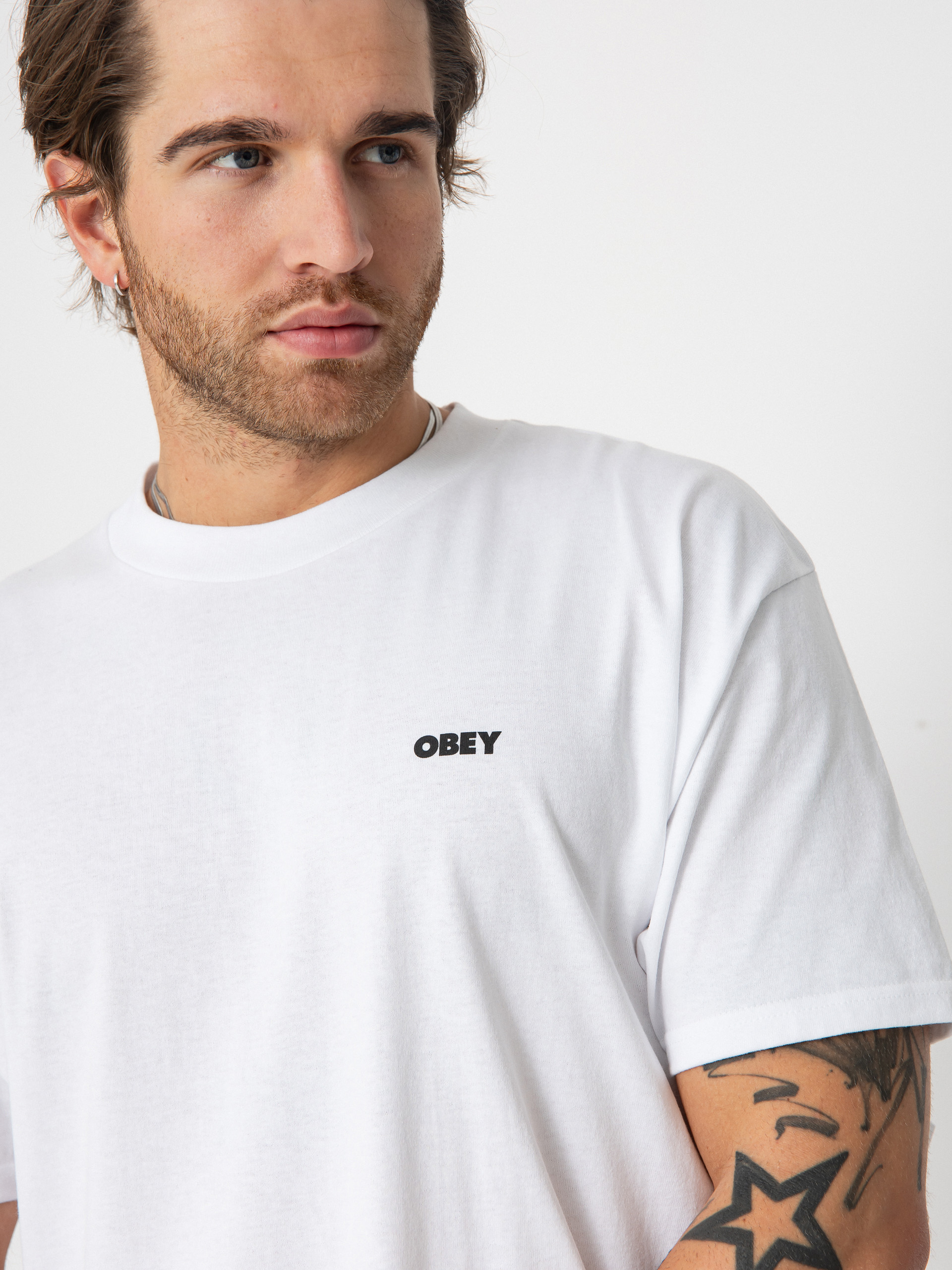Футболка OBEY Obey World In Flames (white)