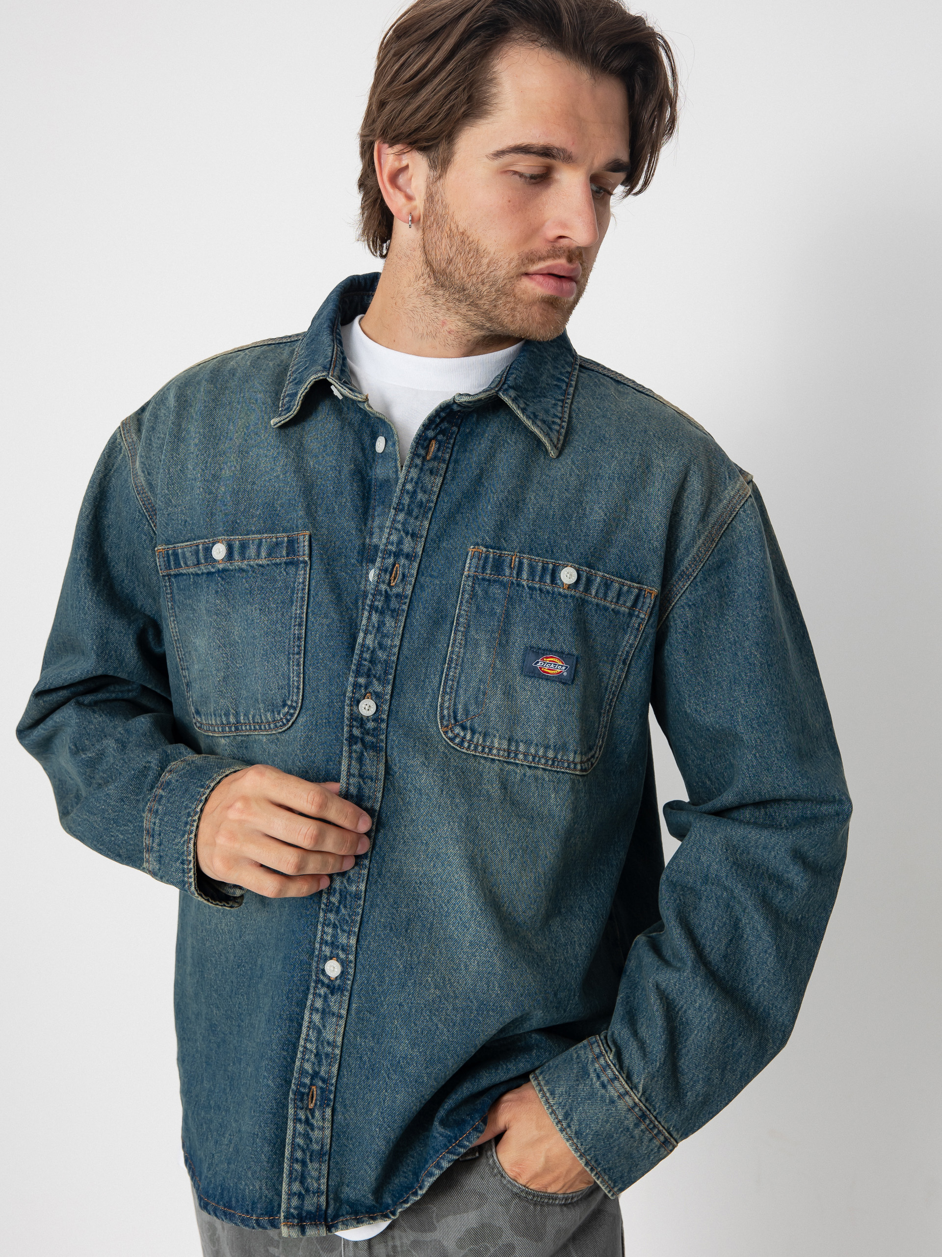 Сорочка Dickies Mechanic (khaki tinted blue)