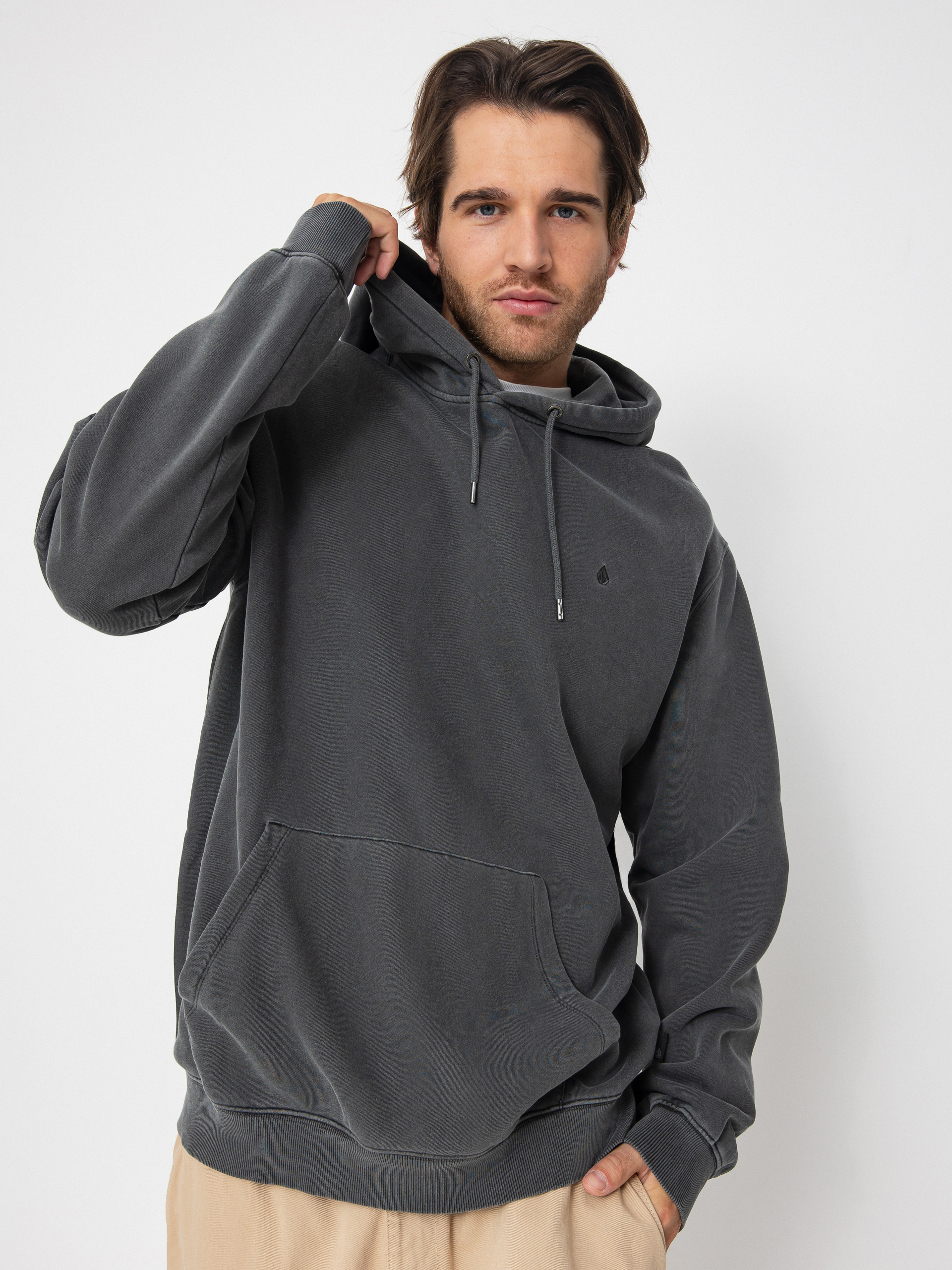 Худі Volcom Single Stone Pw HD (asphalt black)