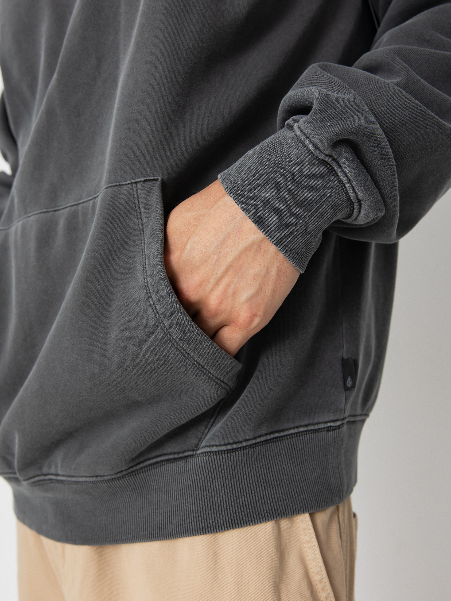 Худі Volcom Single Stone Pw HD (asphalt black)