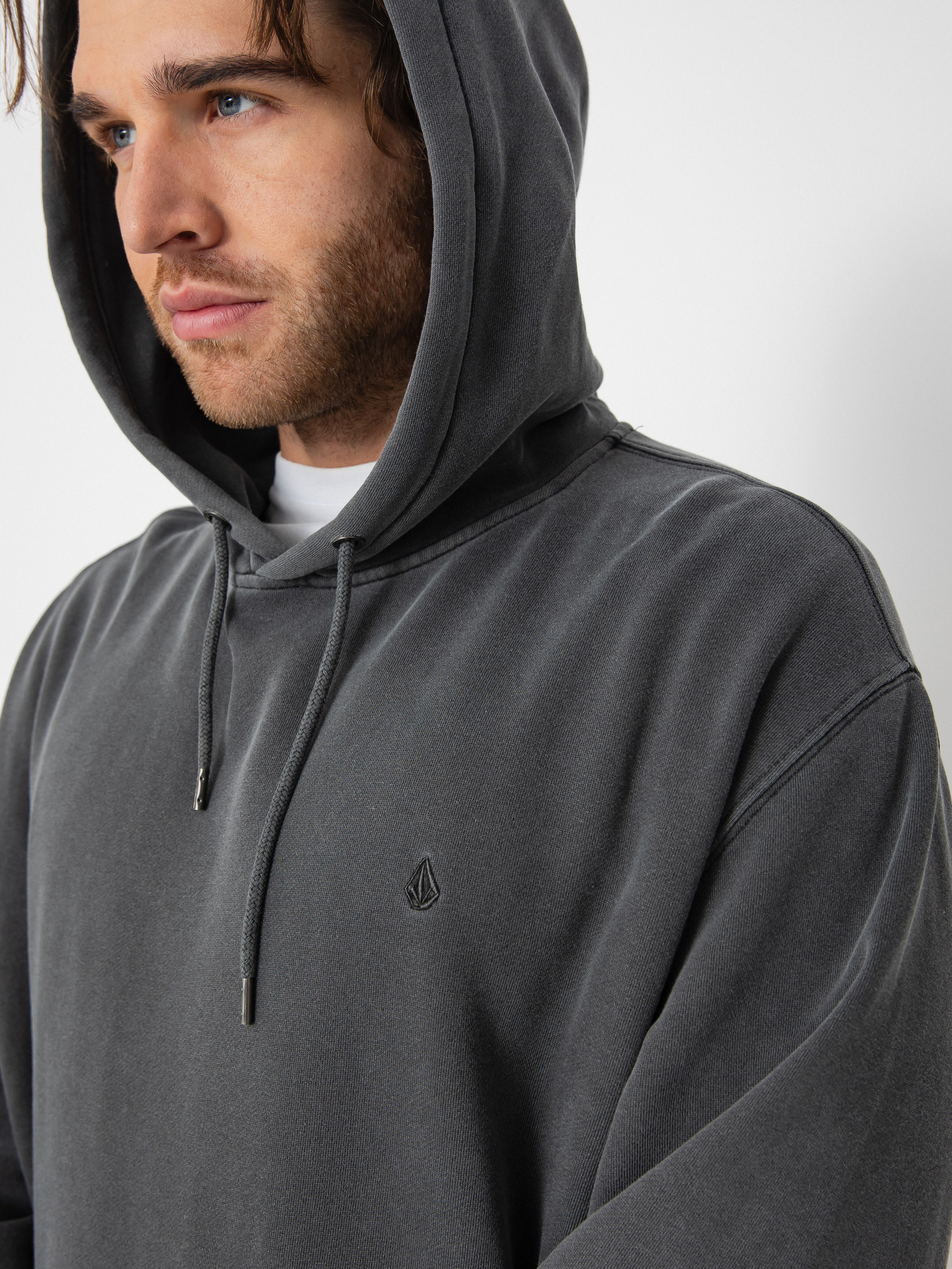 Худі Volcom Single Stone Pw HD (asphalt black)