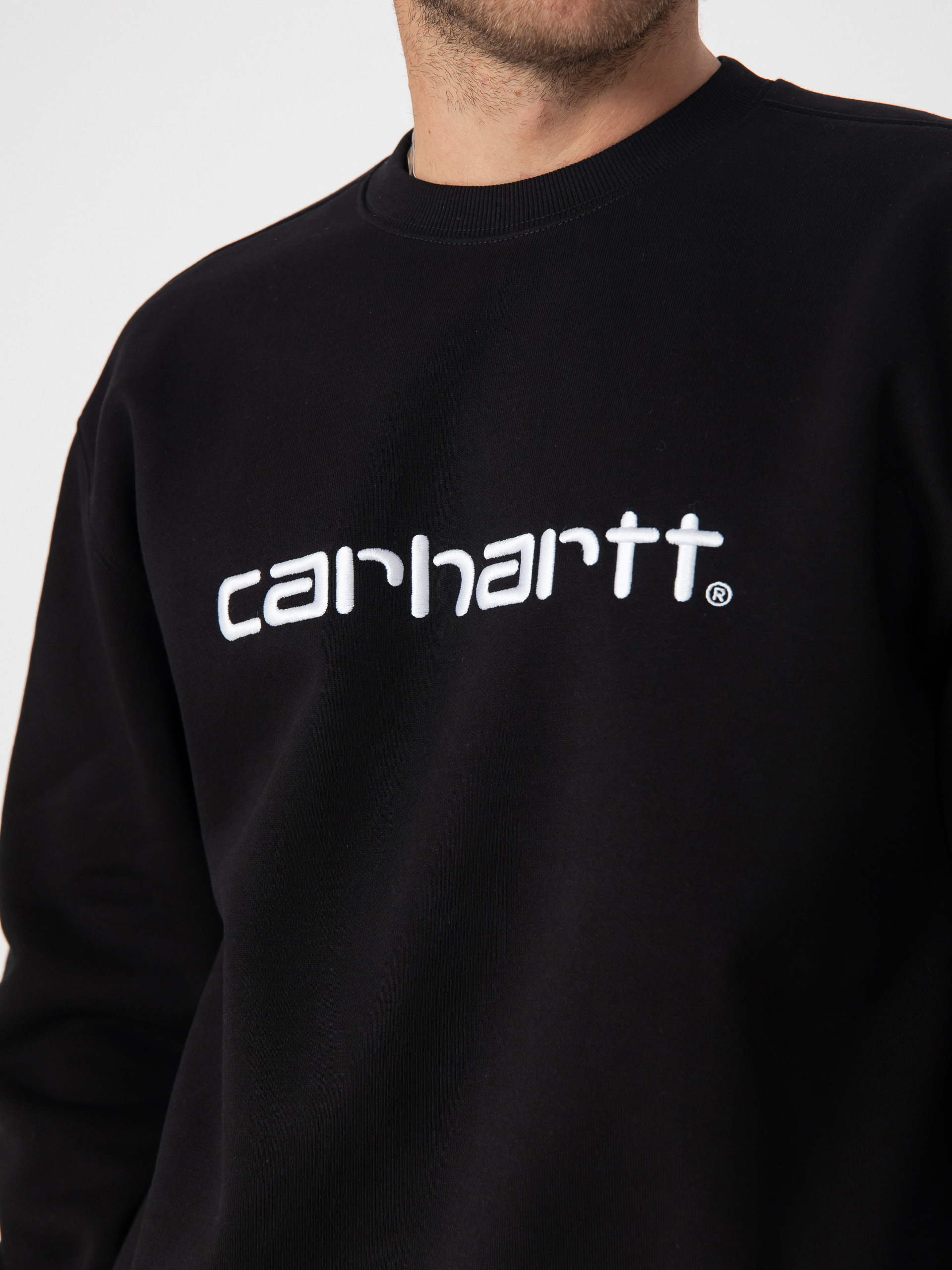 Світшот Carhartt WIP Carhartt (black/white)