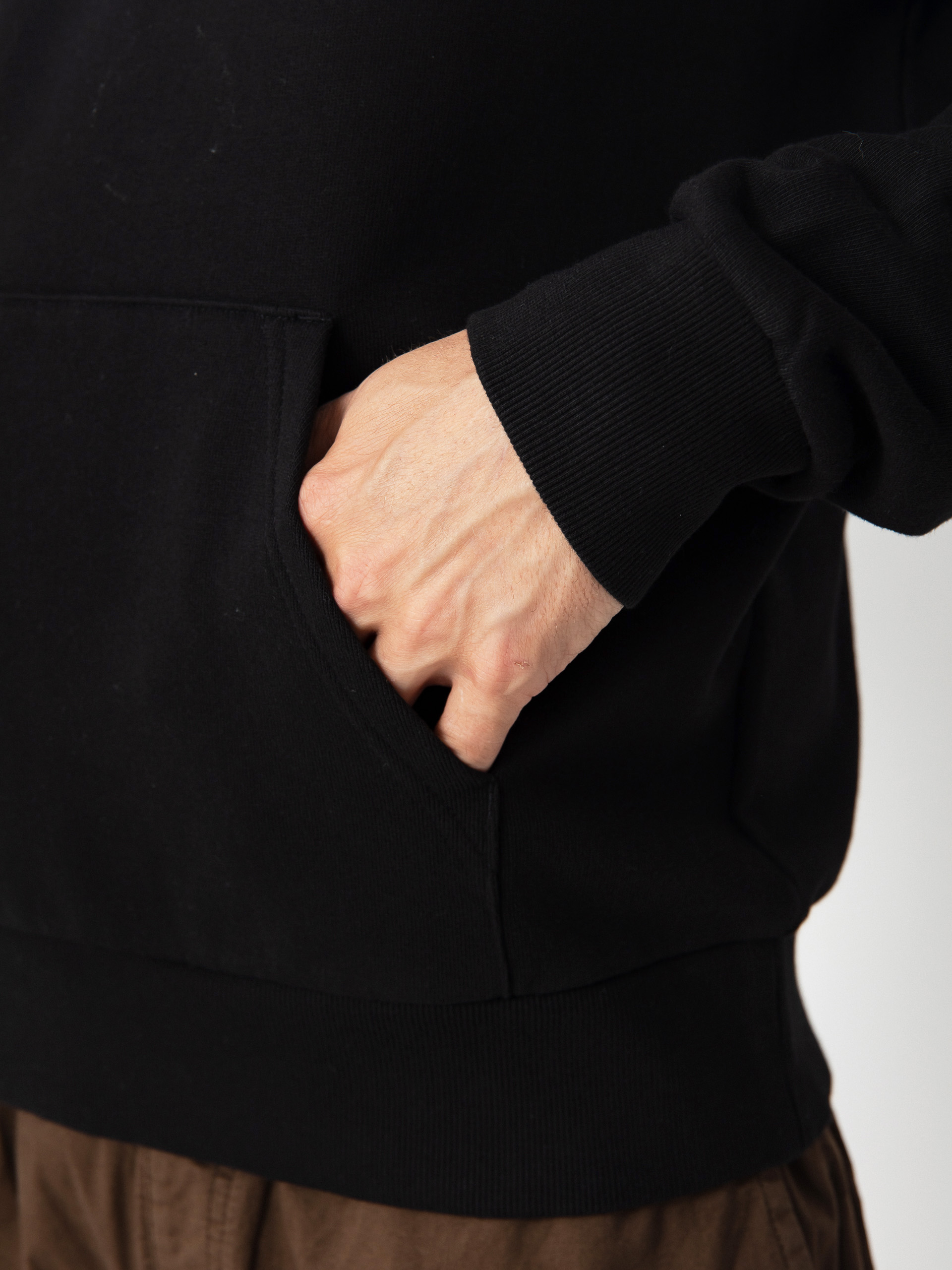 Худі Carhartt WIP Script Embroidery HD (black/white)