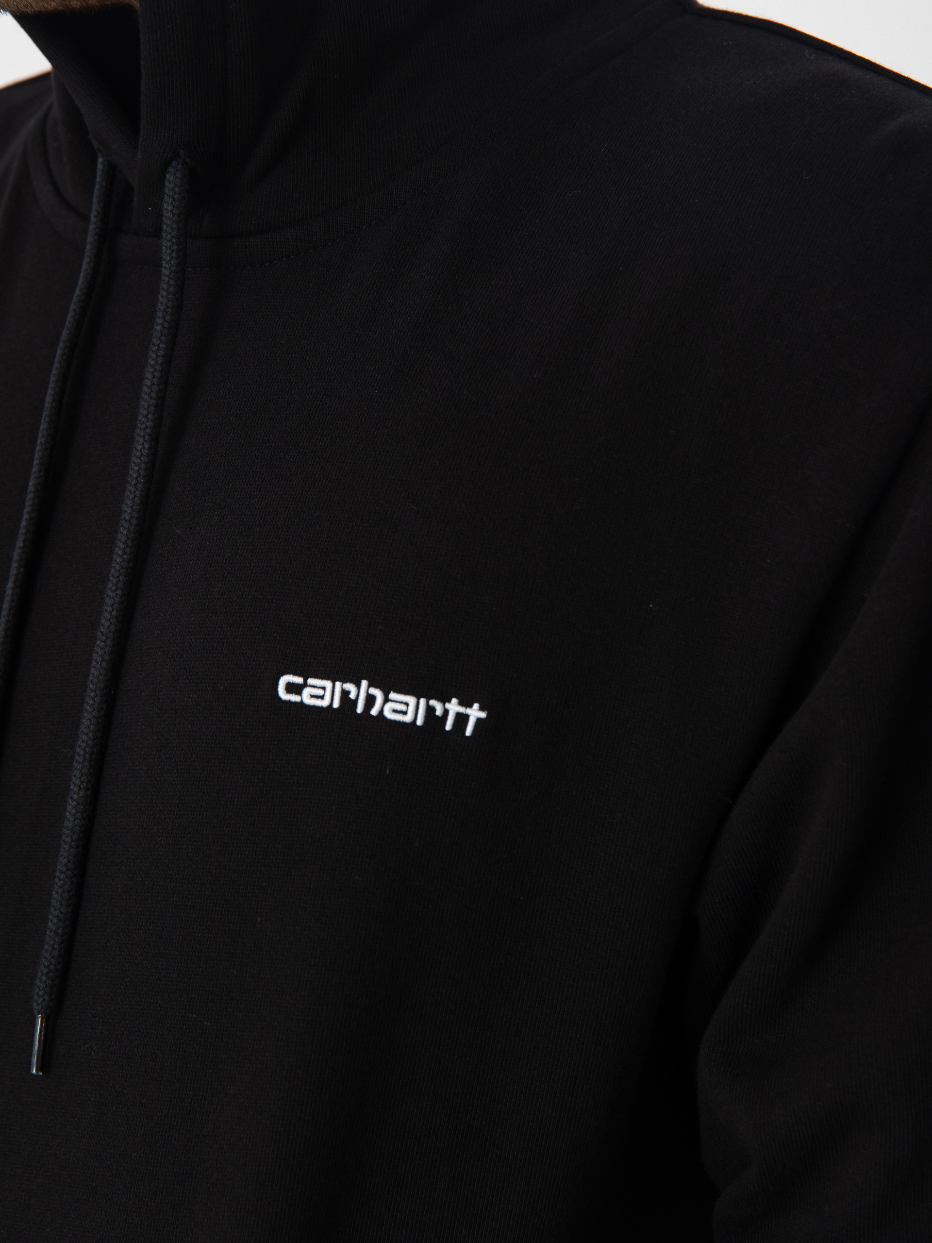 Худі Carhartt WIP Script Embroidery HD (black/white)