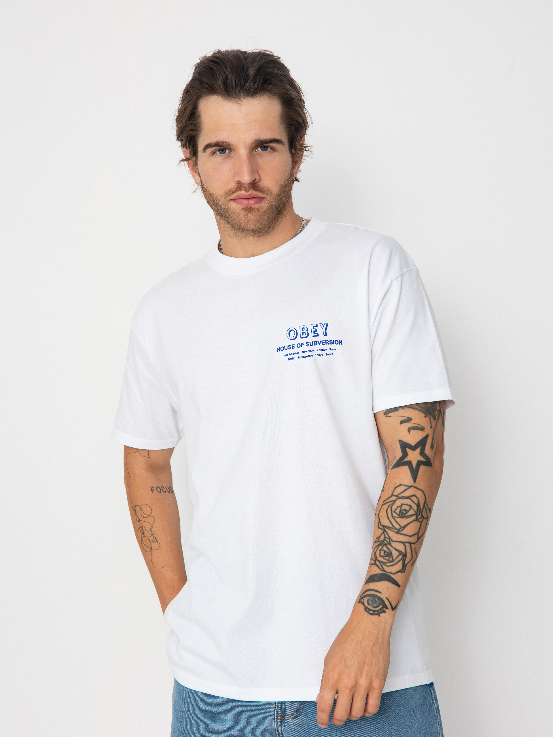 Футболка OBEY Obey House Of Subversion (white)
