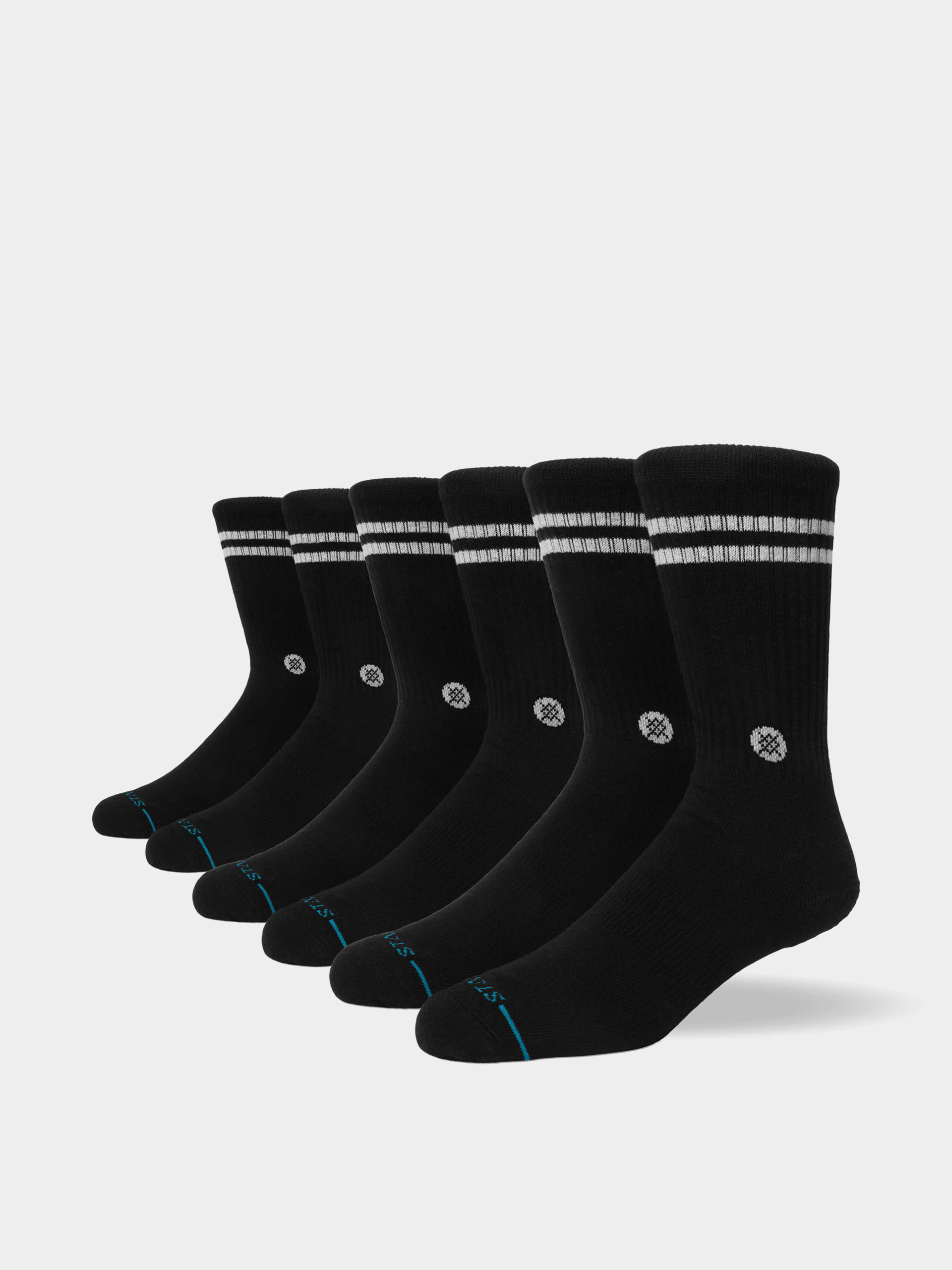  u0428u043au0430u0440u043fu0435u0442u043au0438 Stance Core 6 Pack Crew (black)