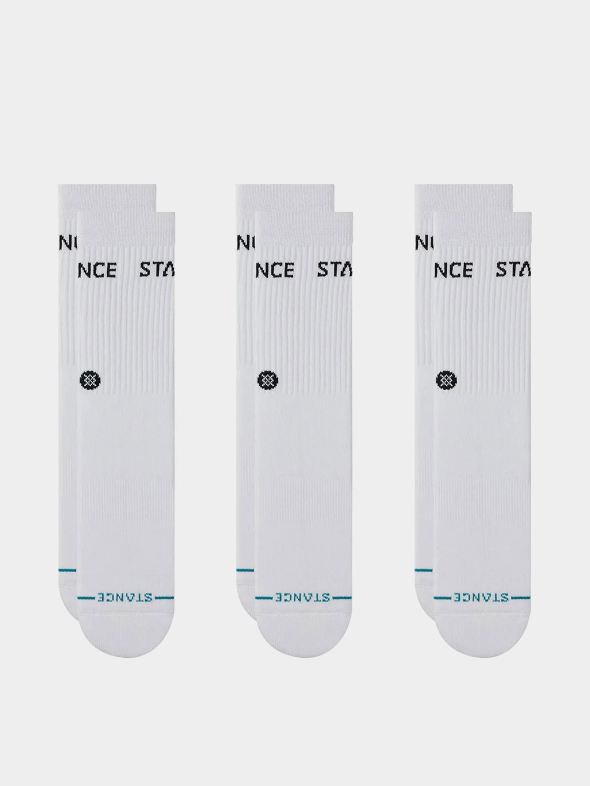 Шкарпетки Stance Origin 3 Pack Crew (white)