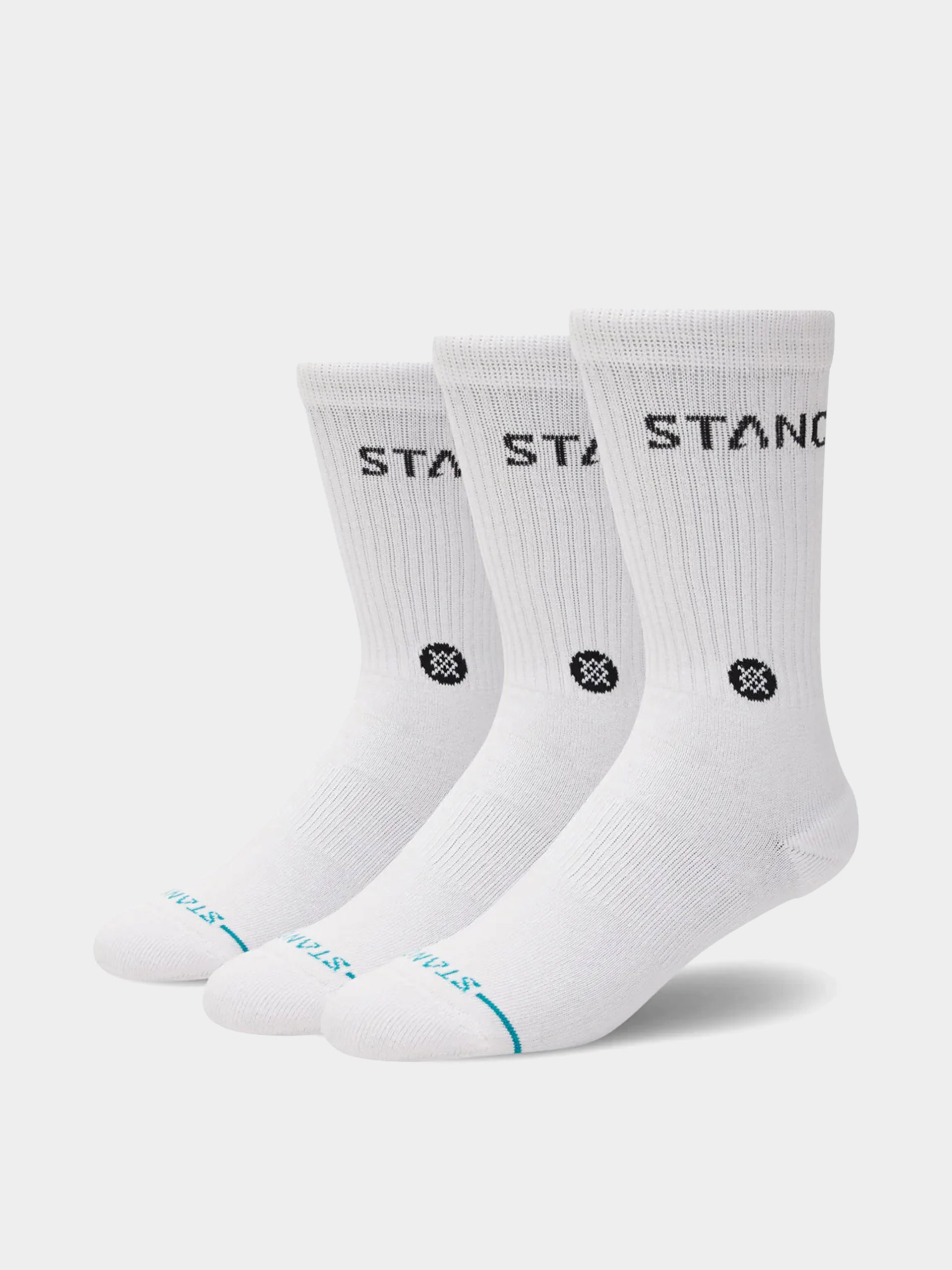  Шкарпетки Stance Origin 3 Pack Crew (white)