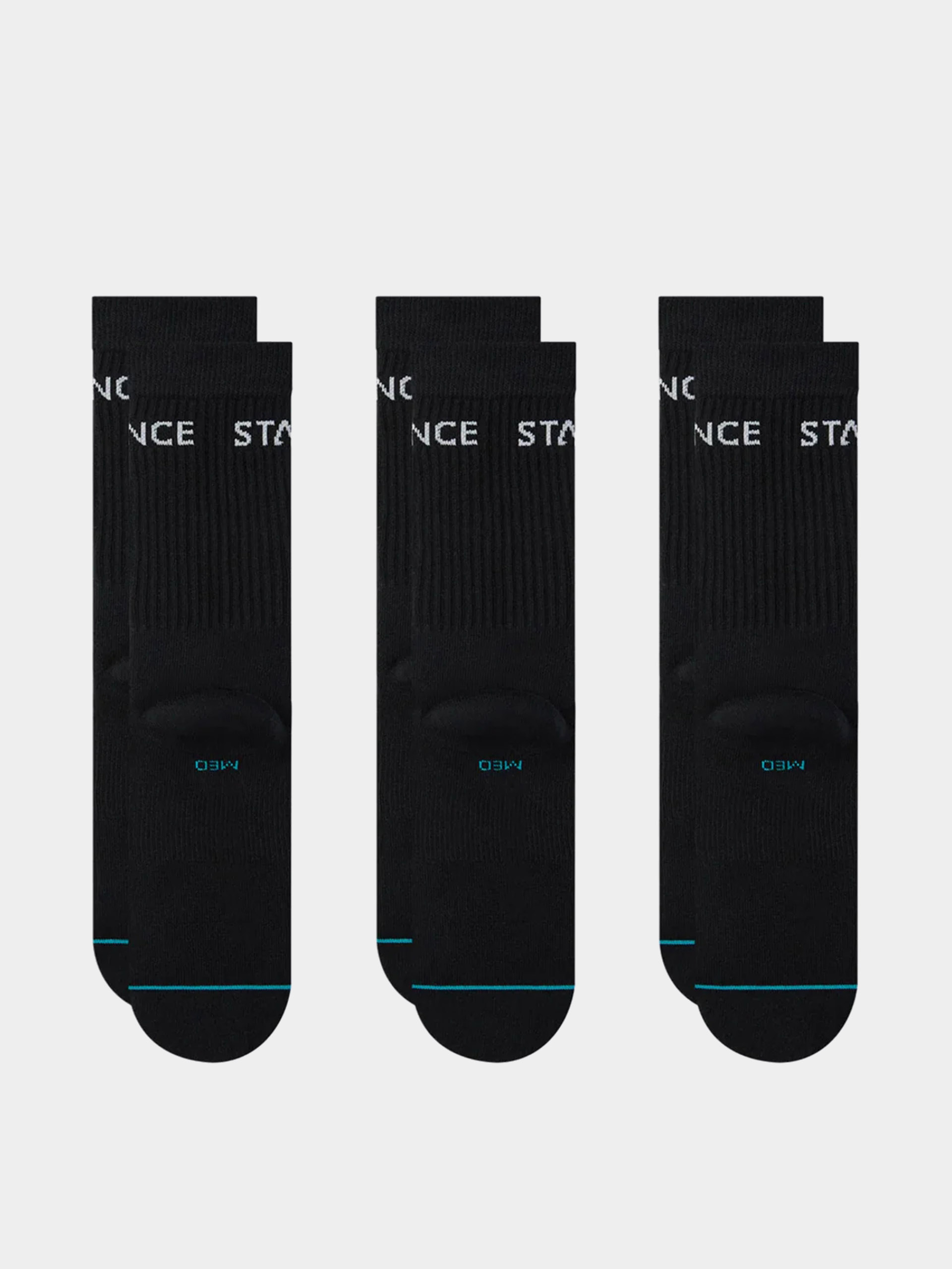  Шкарпетки Stance Origin 3 Pack Crew (black)