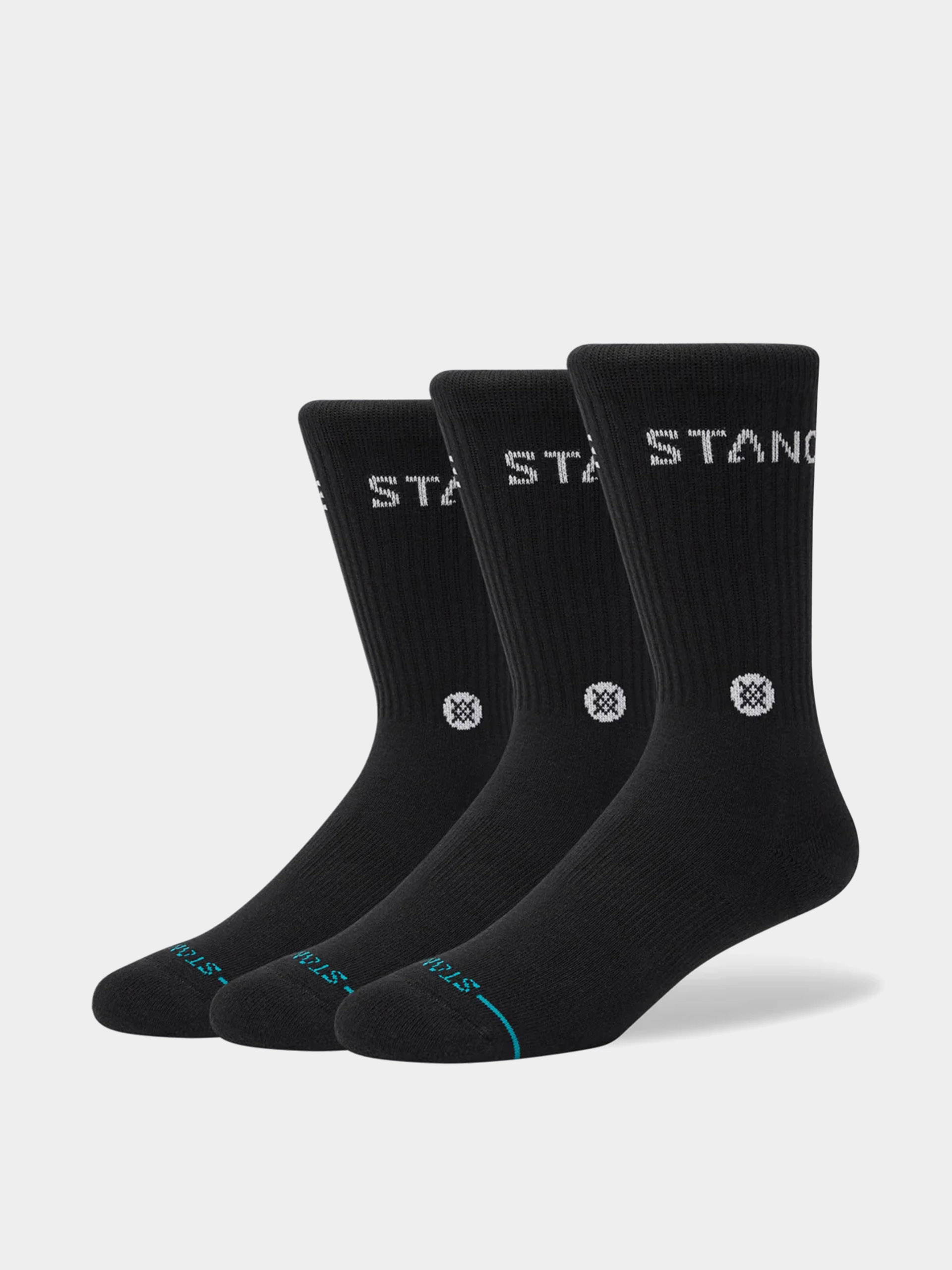  Шкарпетки Stance Origin 3 Pack Crew (black)
