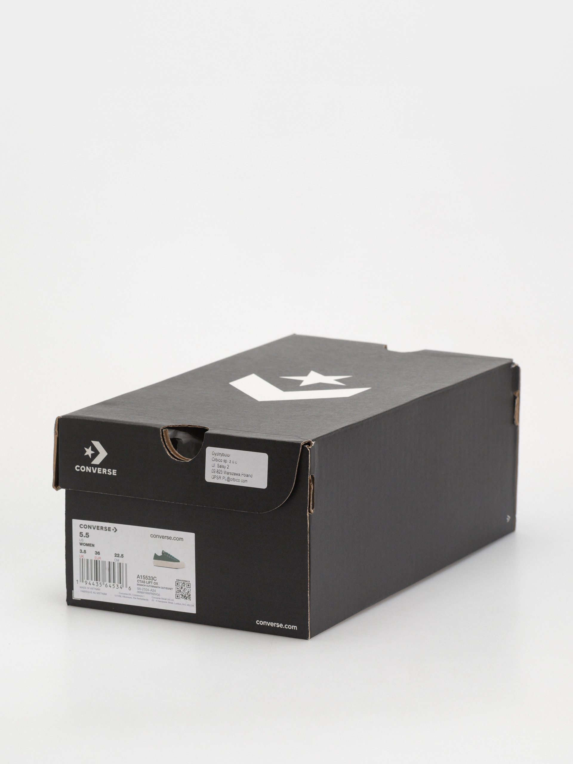 Кеди Converse Chuck Taylor All Star Lift Wmn (hunter green/black)