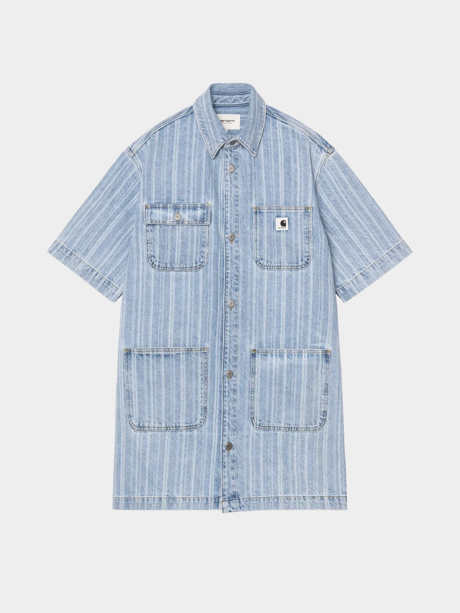 u0421u0443u043au043du044f Carhartt WIP Rylan Dress Wmn (rylan stripe/blue/stone bleached)