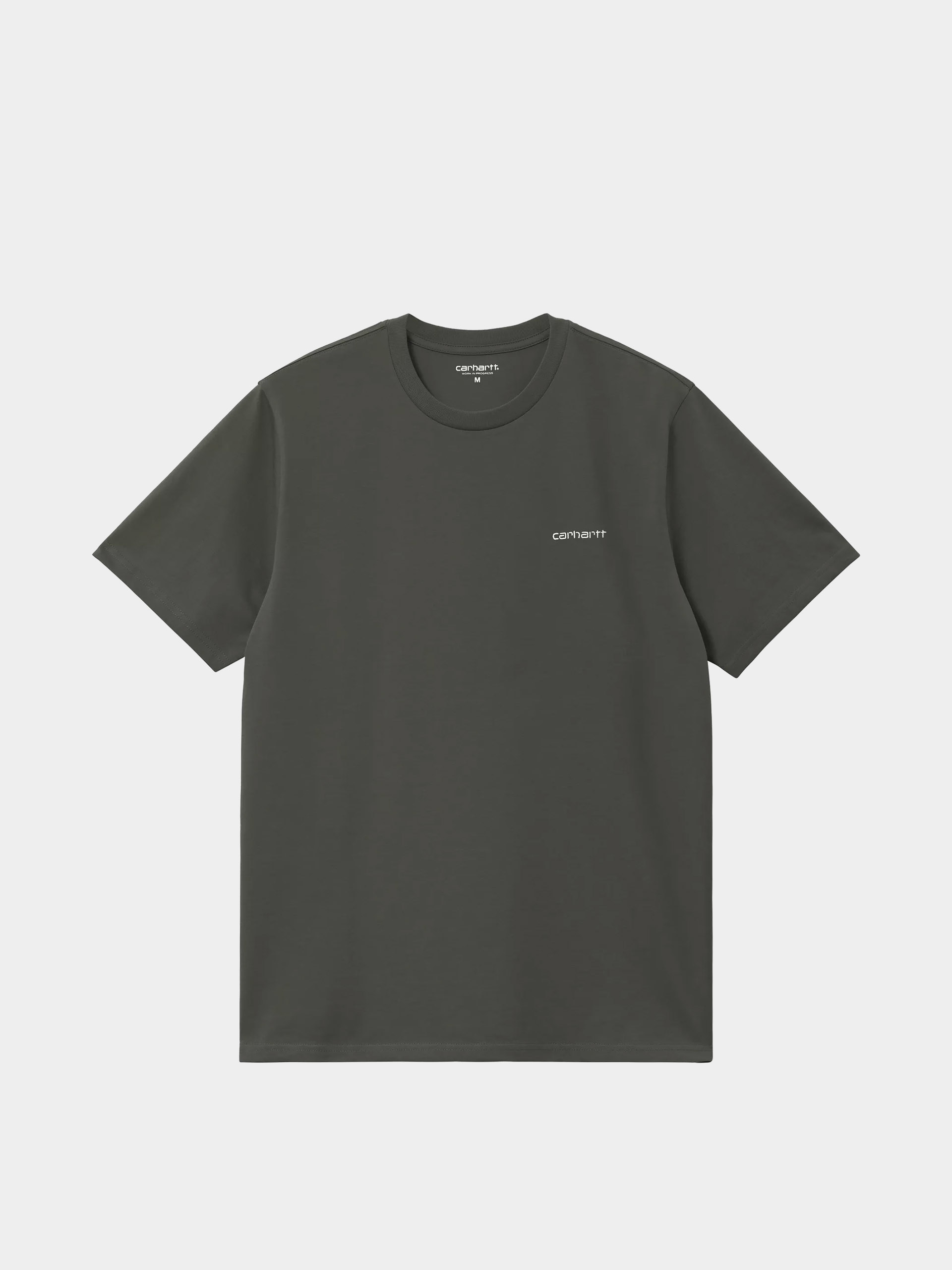 Футболка Carhartt WIP Script Embroidery (opuntia/white)