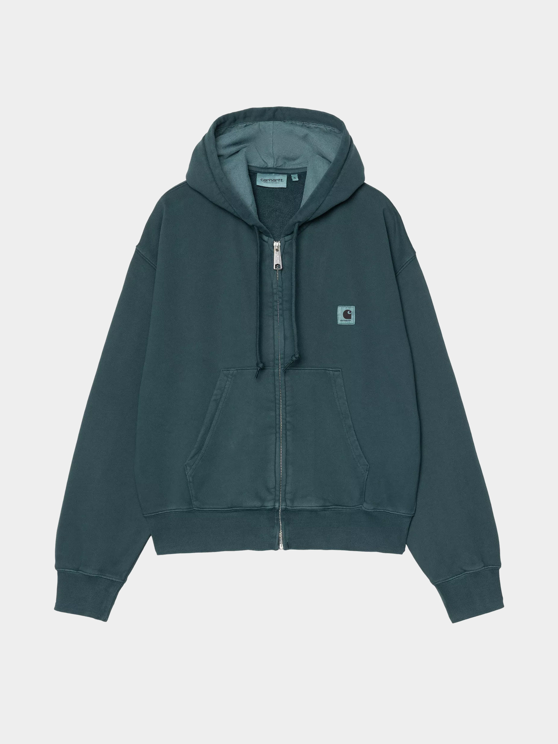 Худі Carhartt WIP Nelson ZHD Wmn (deep lagoon/garment dyed)