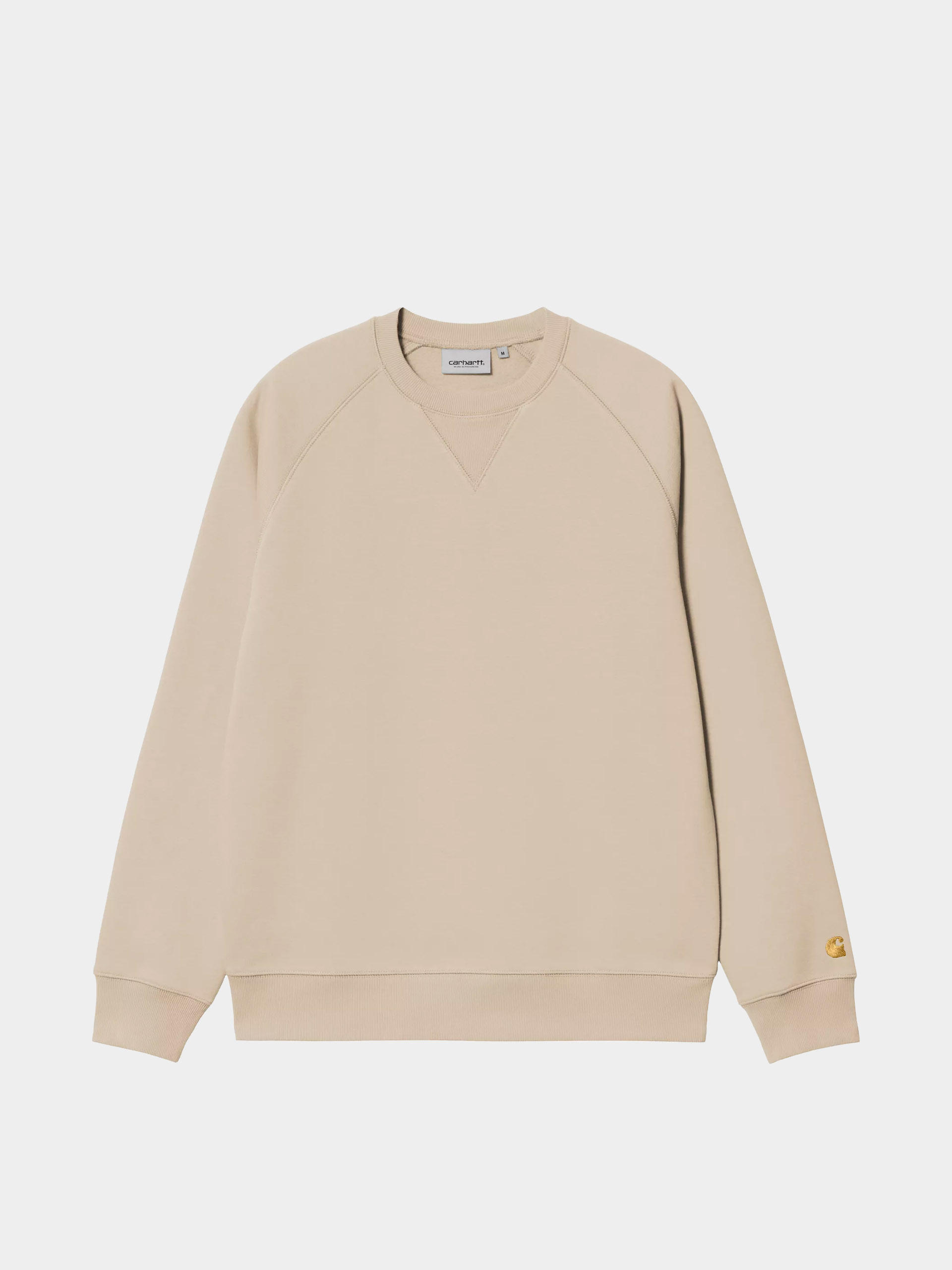 Світшот Carhartt WIP Chase (fleur de sel/gold)