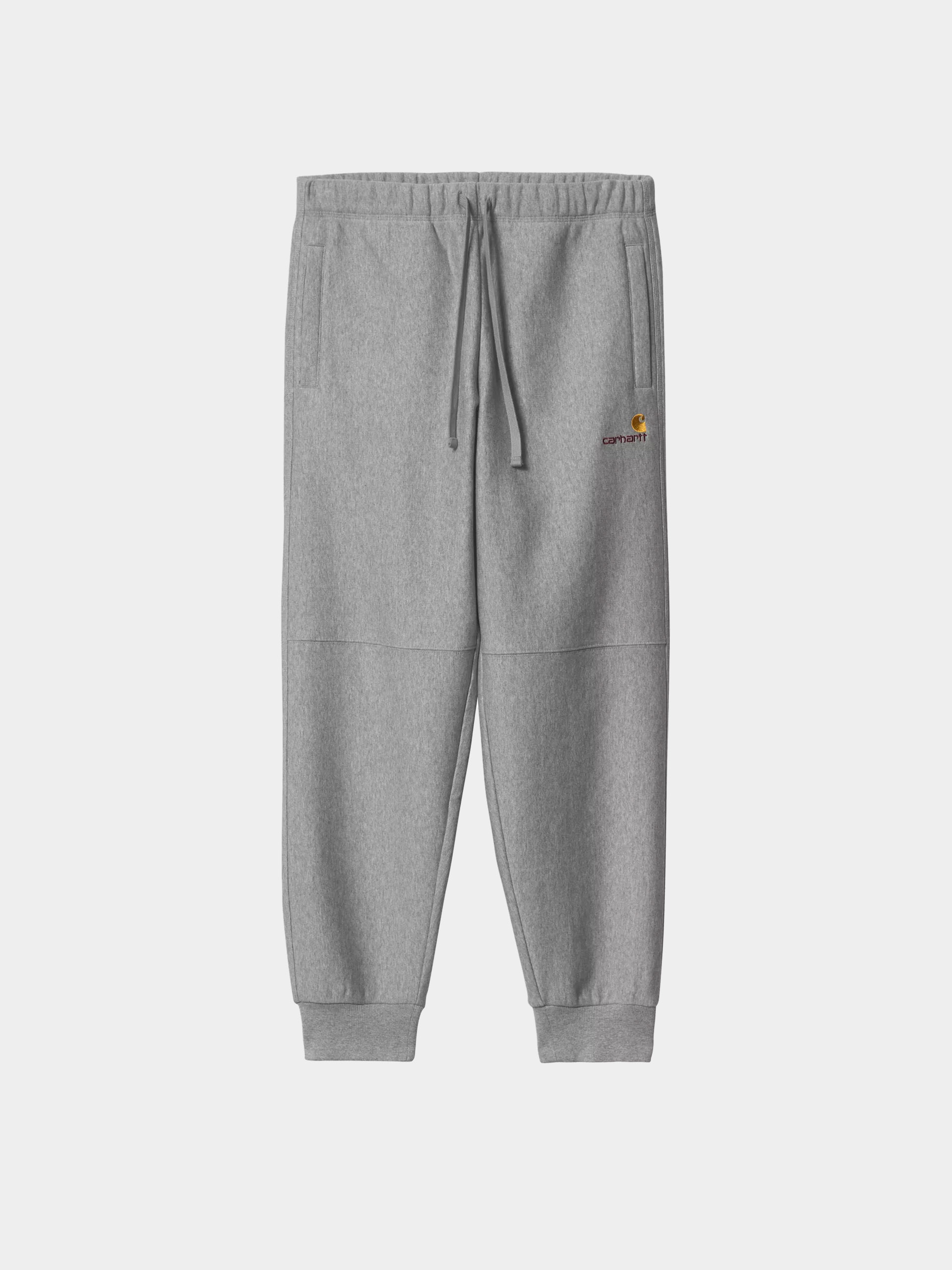 Штани Carhartt WIP American Script Jogging (grey heather)