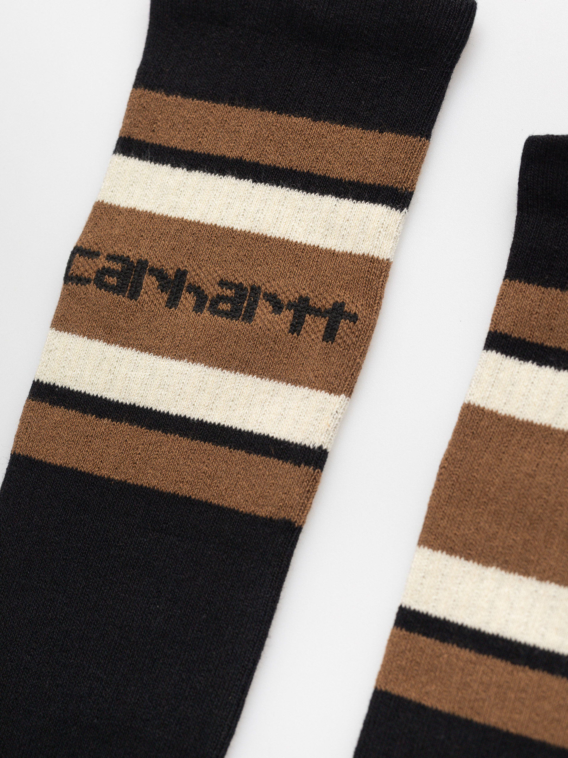  Шкарпетки Carhartt WIP Connors (black/hamilton brown/salt)