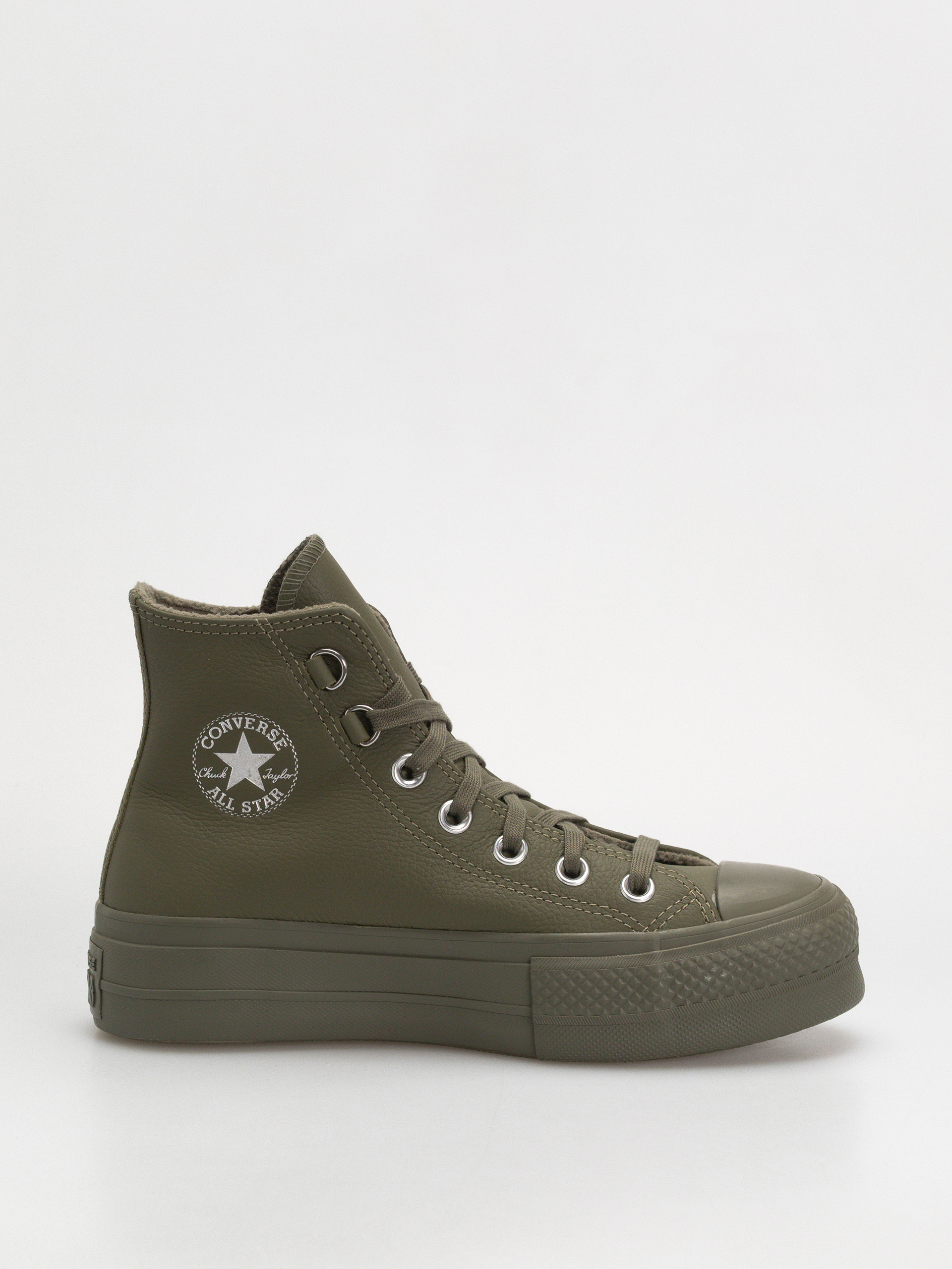 u041au0435u0434u0438 Converse Chuck Taylor All Star Lift Wmn (forest/grey)