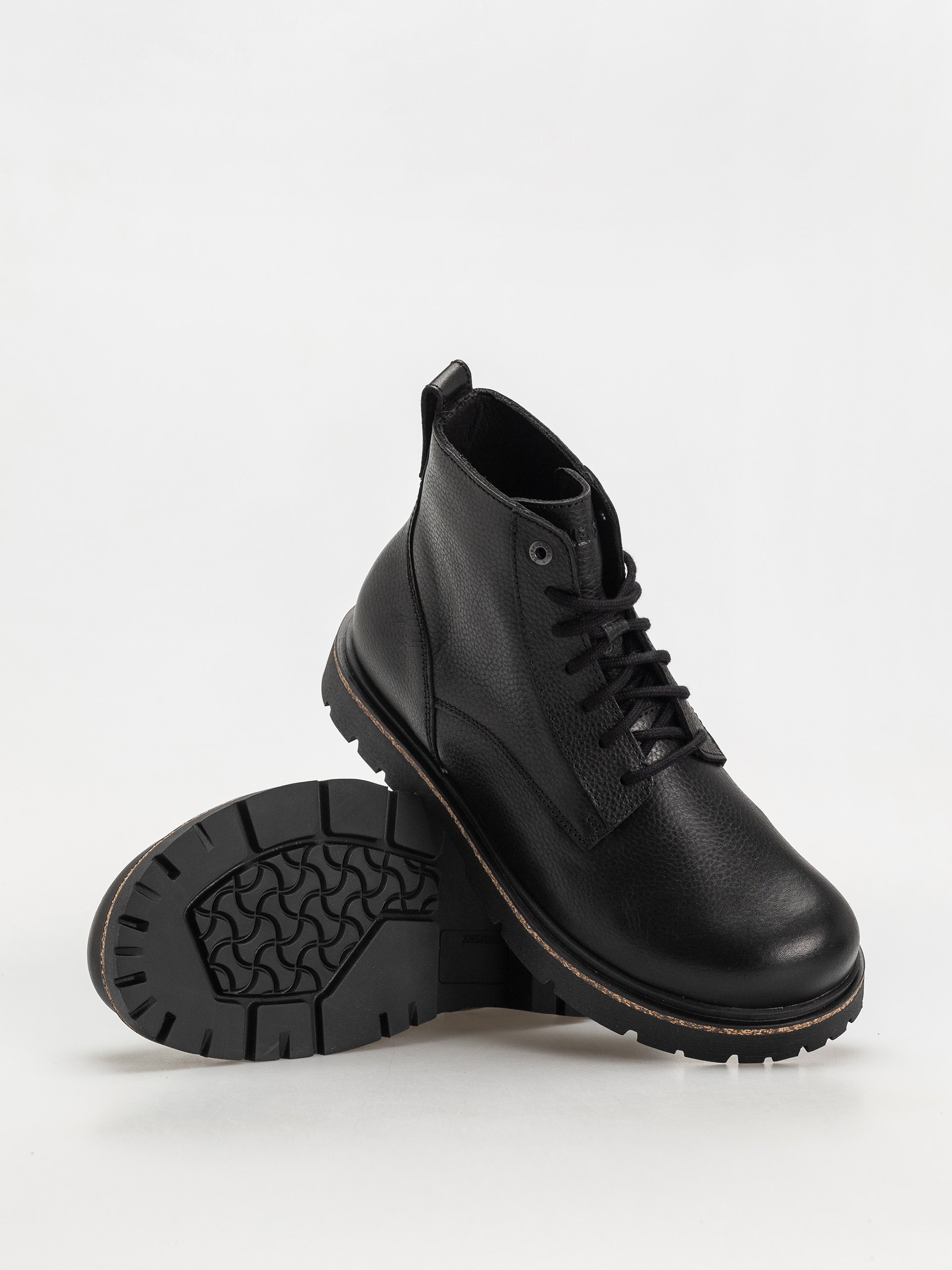 Взуття Birkenstock Highwood Lace Mid Natural Leather Regular (black)