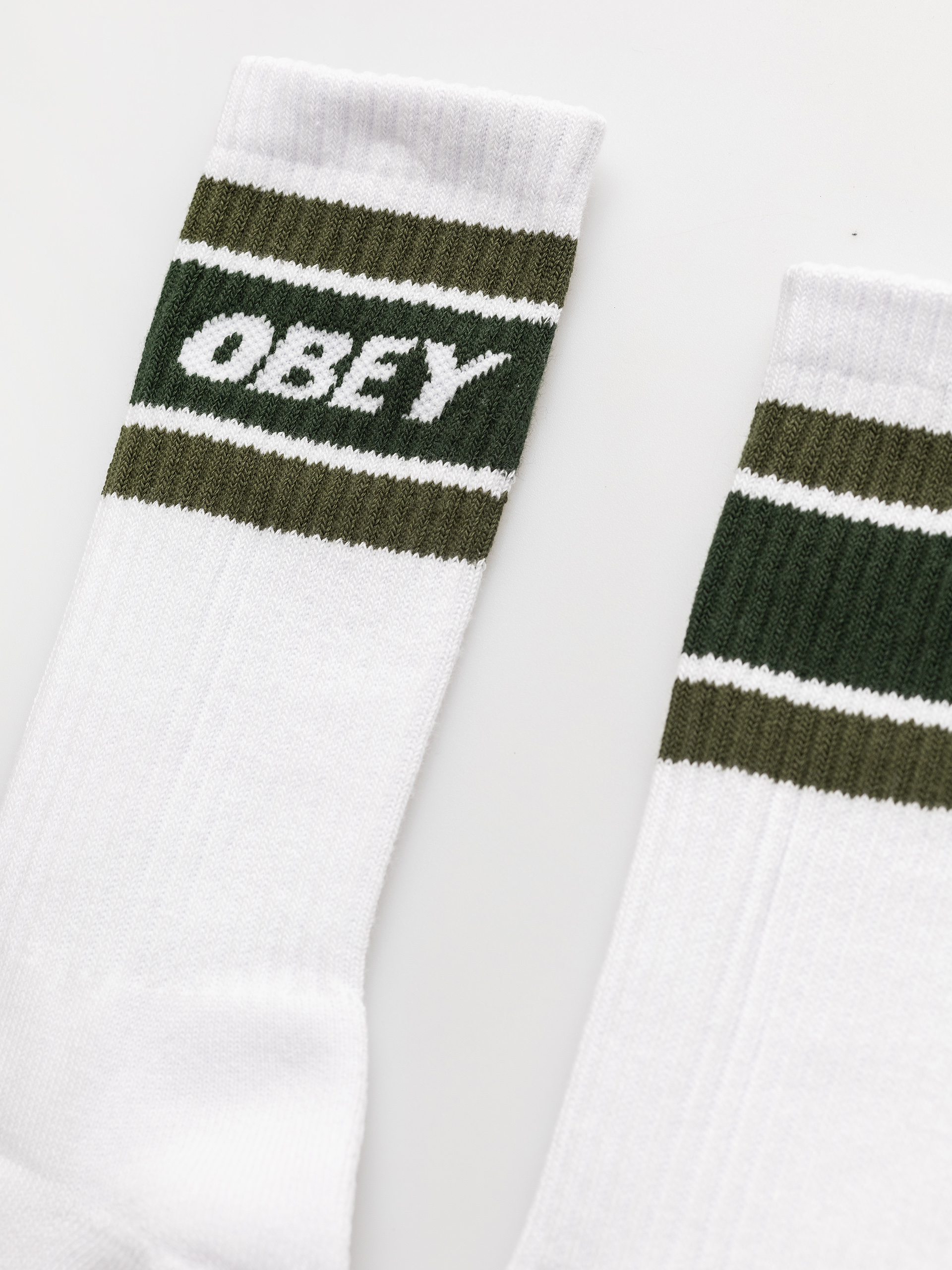  Шкарпетки OBEY Cooper II (white / kombu green)