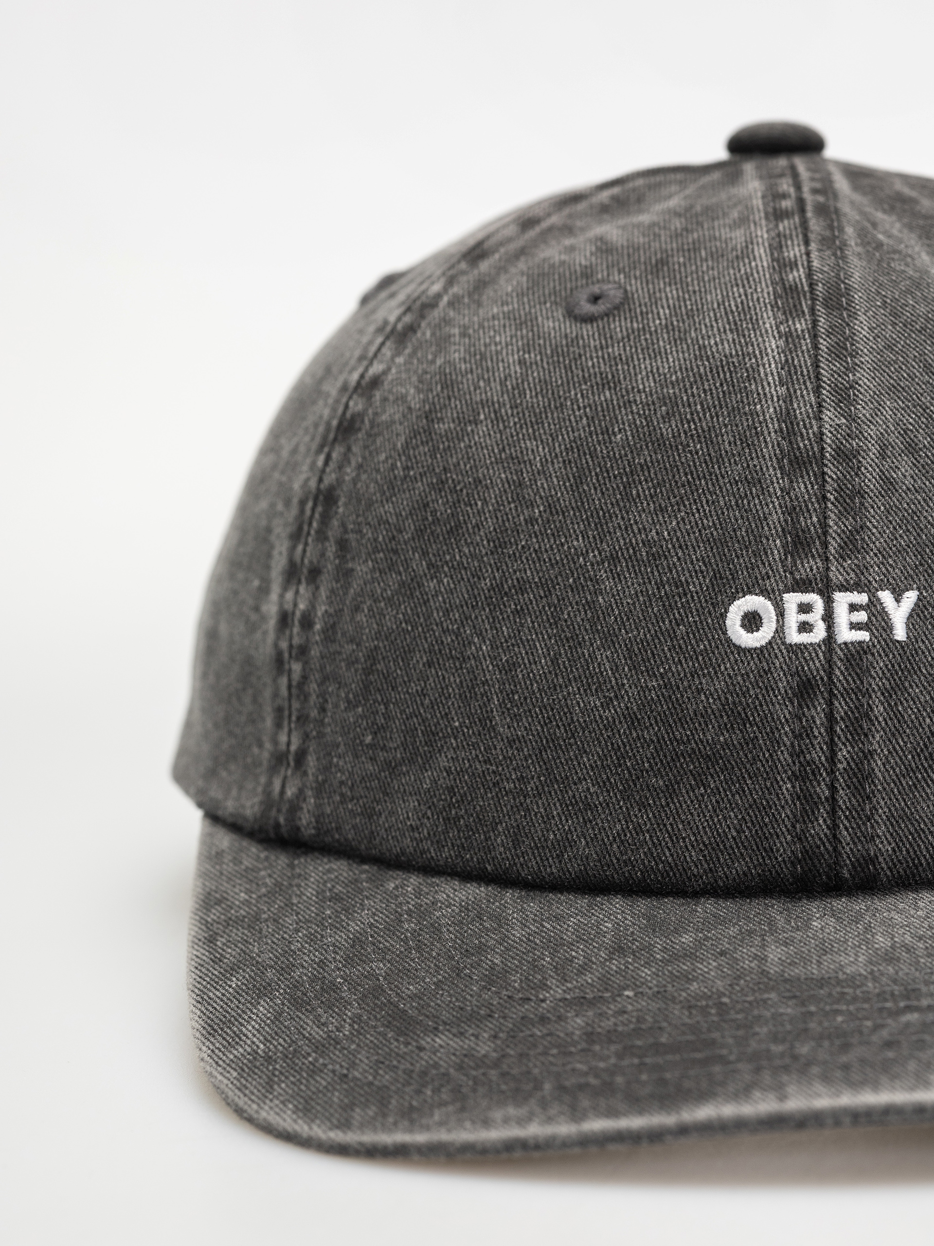 Кепка OBEY Pigment Bold 6 Panel Strapback (pigment black)