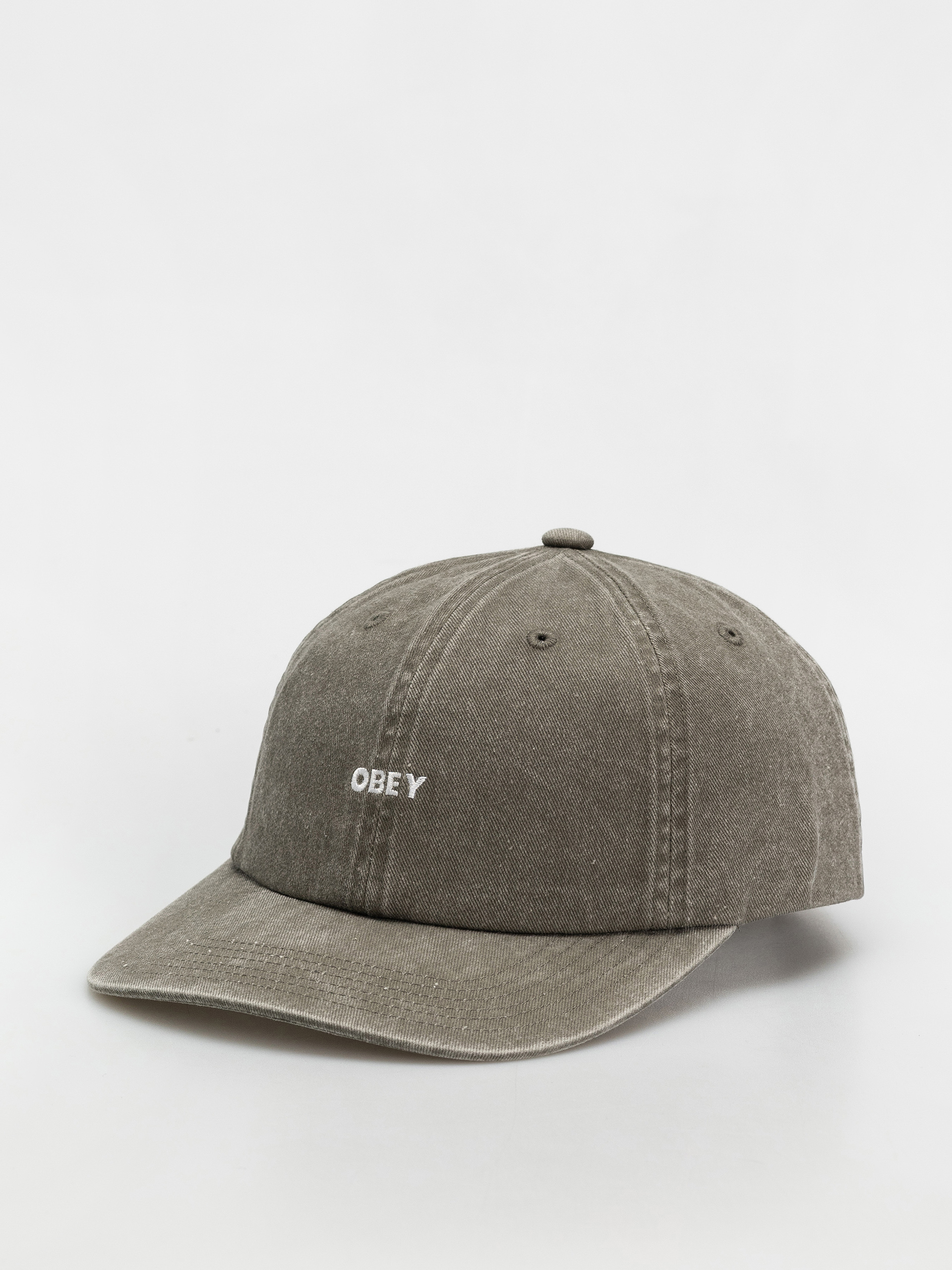 Кепка OBEY Pigment Bold 6 Panel Strapback (pigment olive)