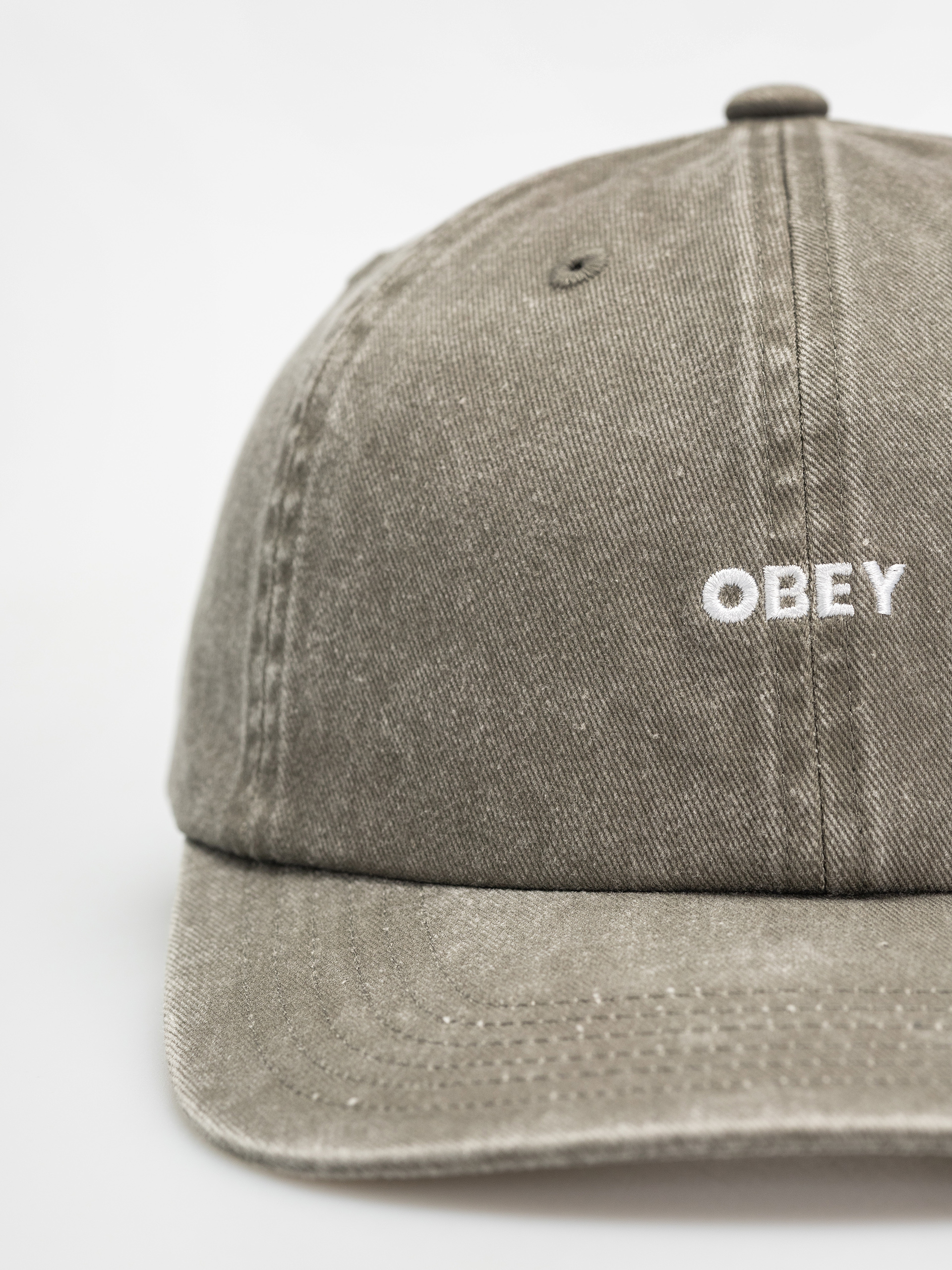 Кепка OBEY Pigment Bold 6 Panel Strapback (pigment olive)
