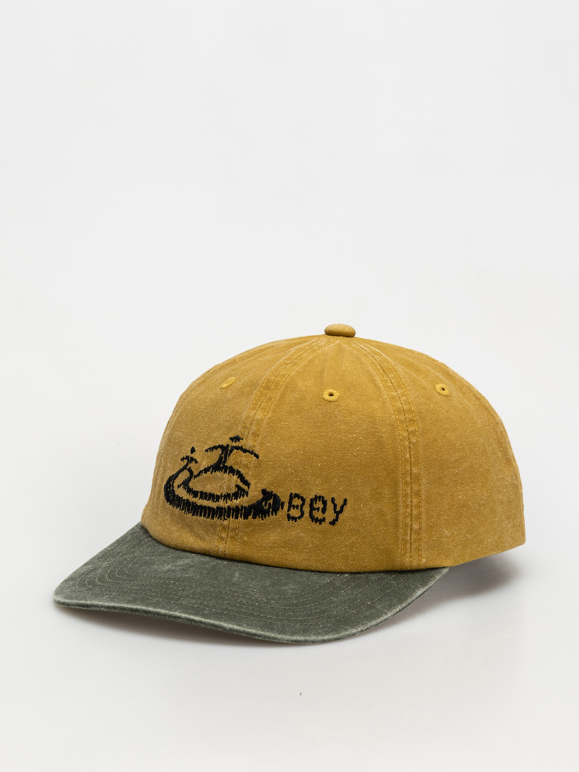 u041au0435u043fu043au0430 OBEY Pigment Obey Corp 6 Pnl Velcro (pigment mustard multi)
