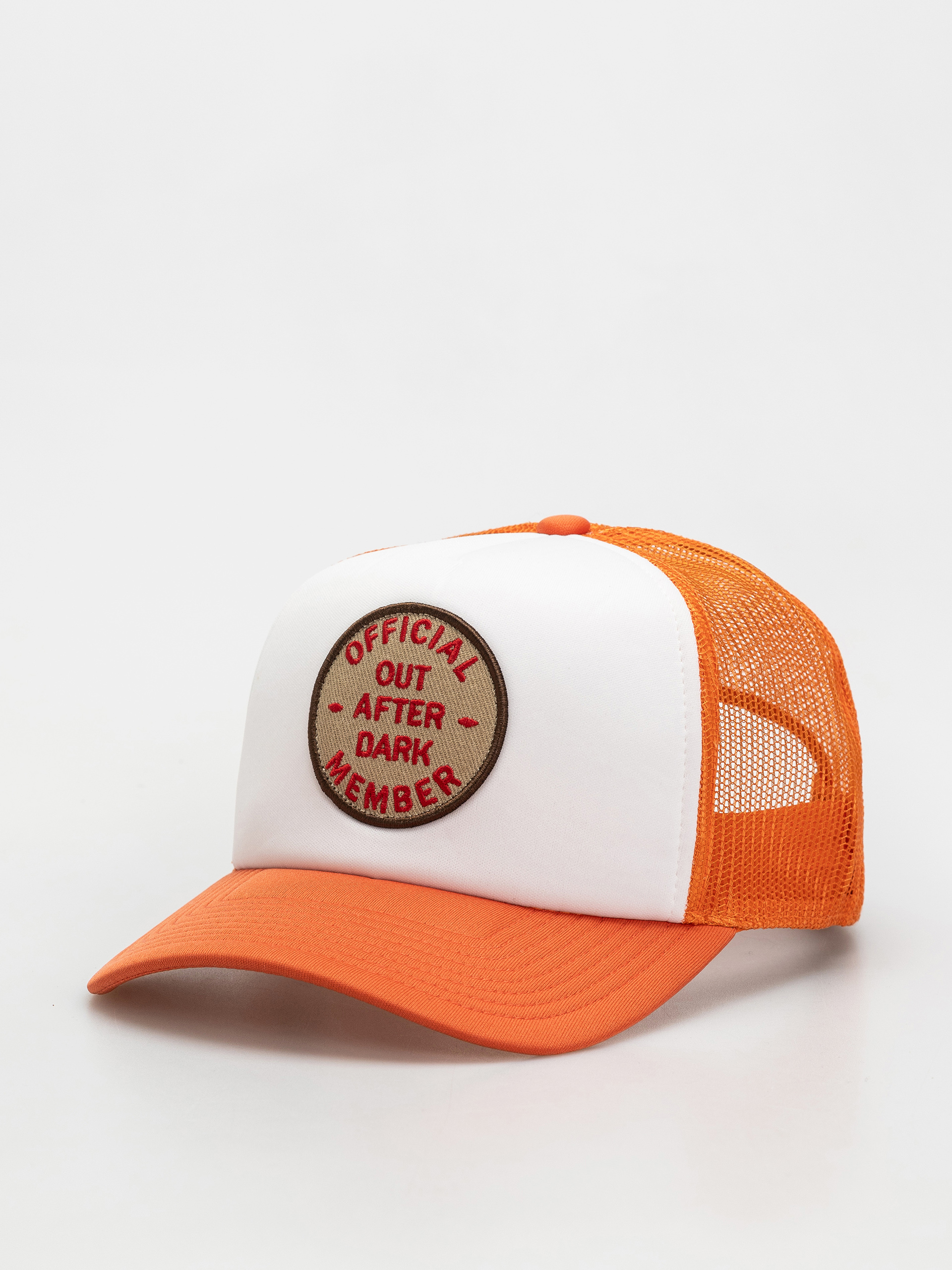 u041au0435u043fu043au0430 Brixton Out After Dark Np Trucker H Wmn (tangerine/off white)