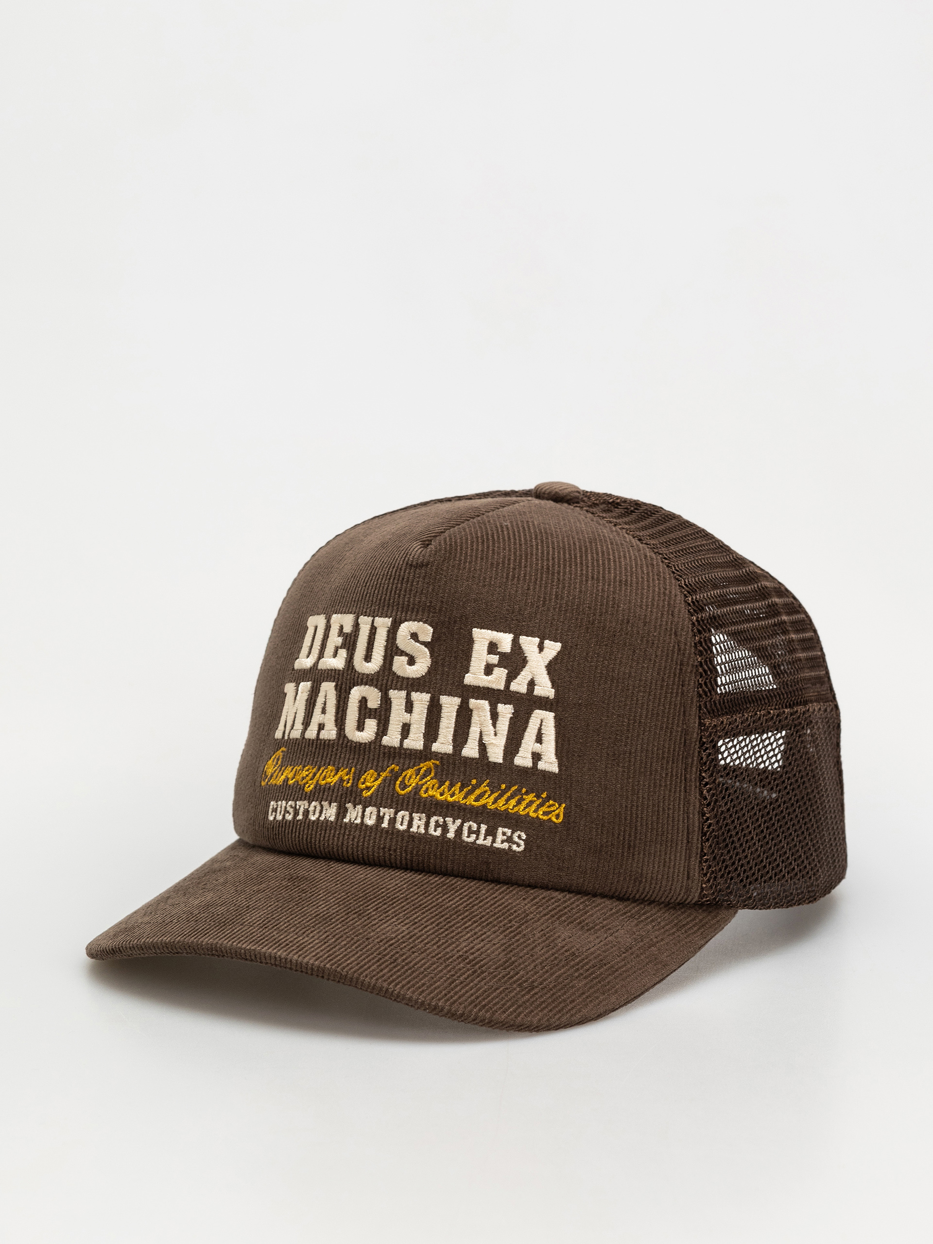Кепка Deus Ex Machina Gumshoe Cord Trucker (potting brown)