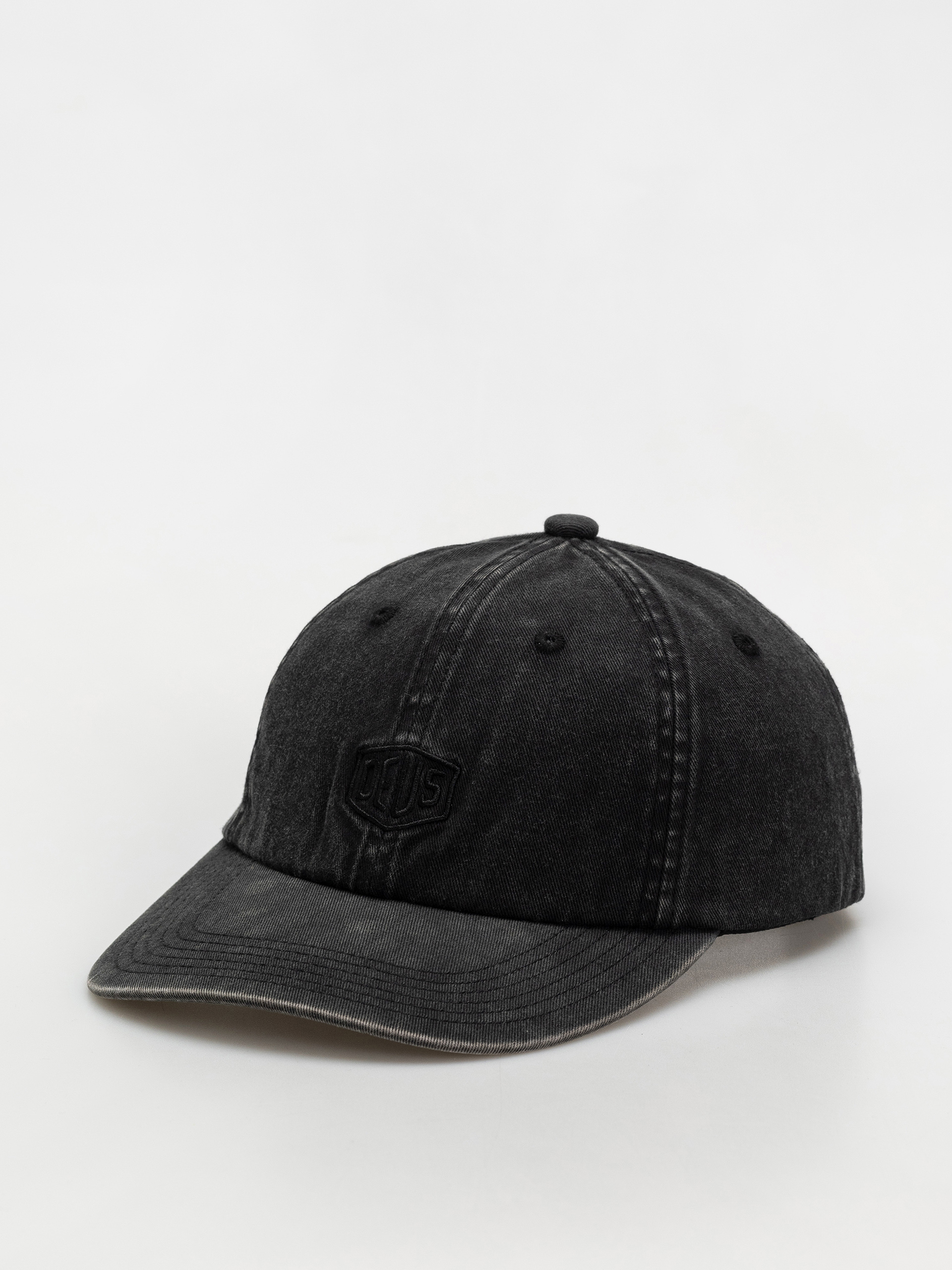 Кепка Deus Ex Machina Shield Garment Dyed Dad Cap (black)