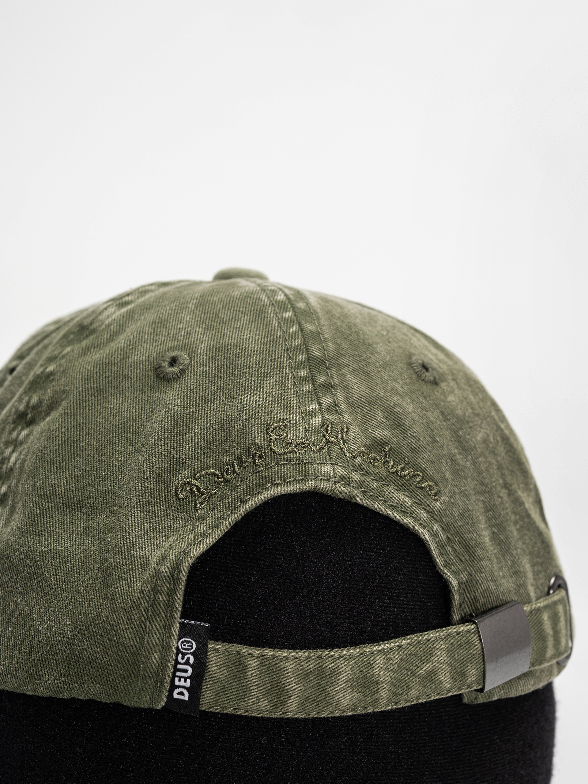 Кепка Deus Ex Machina Shield Garment Dyed Dad Cap (cypress green)