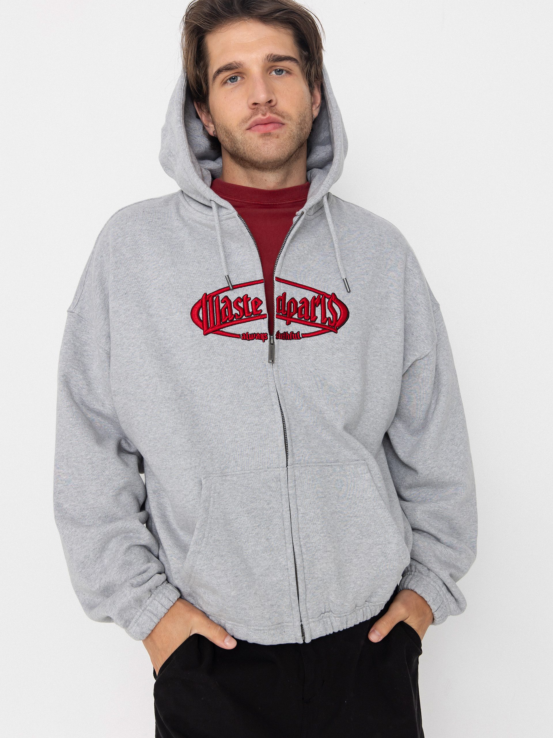 Худі Wasted Paris Yard Boxy ZHD (ash grey)
